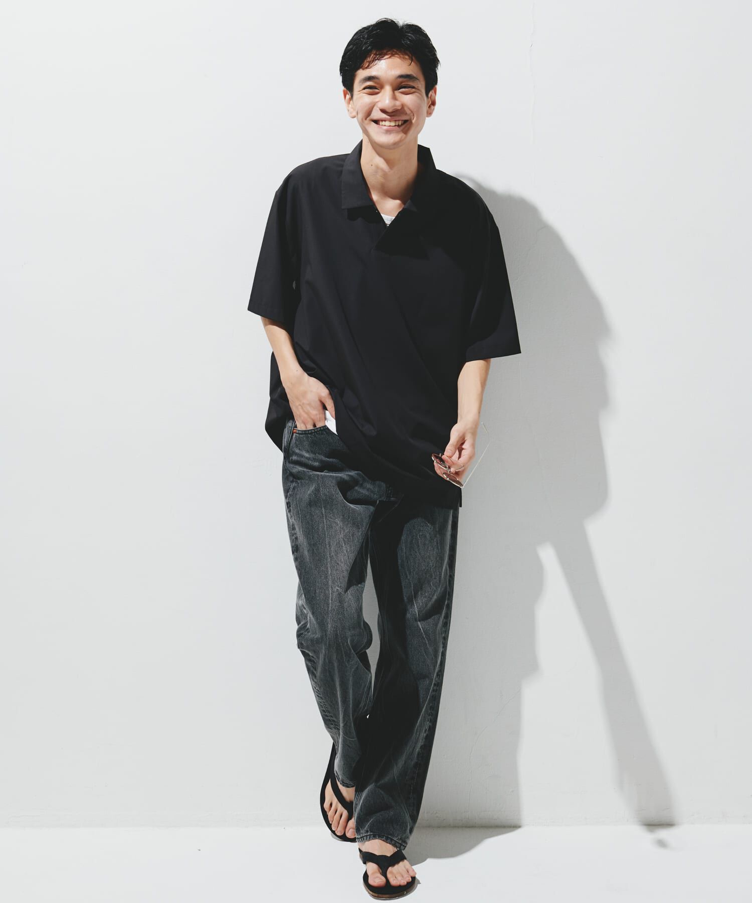 URBAN RESEARCH DOORS「『UR TECH』サマシェア ポロシャツ」|ポロシャツ|