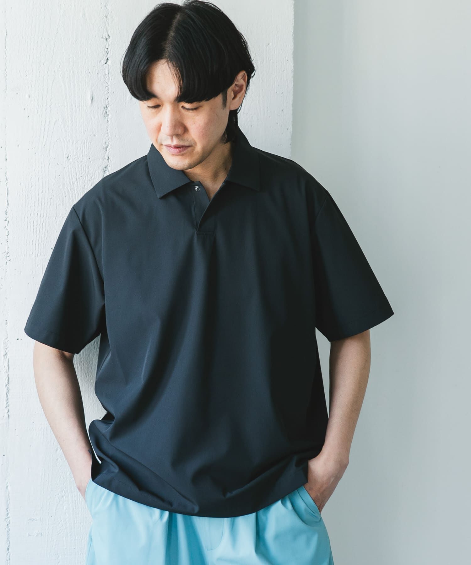 URBAN RESEARCH DOORS「『UR TECH』サマシェア ポロシャツ」|ポロシャツ|