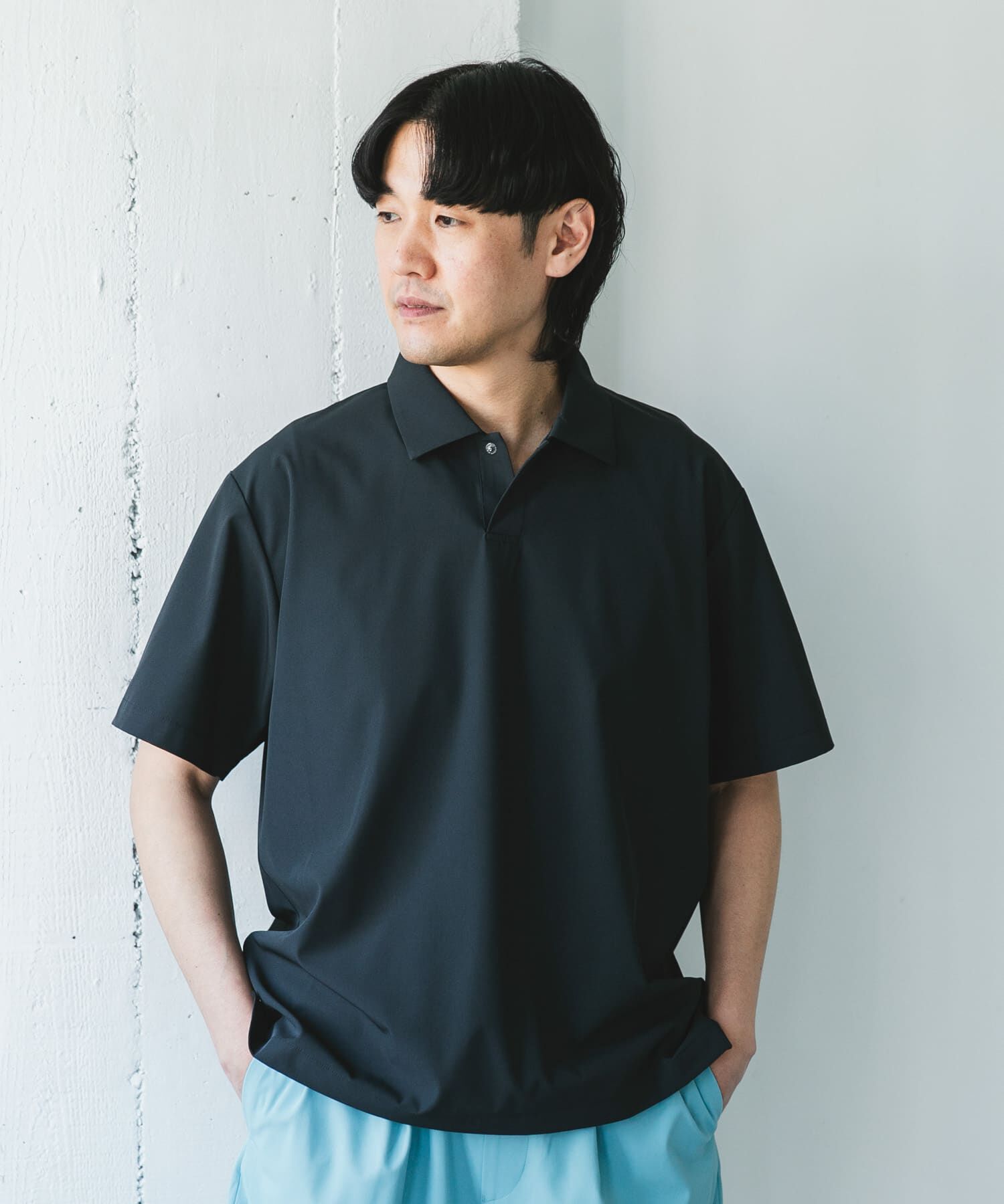 URBAN RESEARCH DOORS「『UR TECH』サマシェア ポロシャツ」|ポロシャツ|