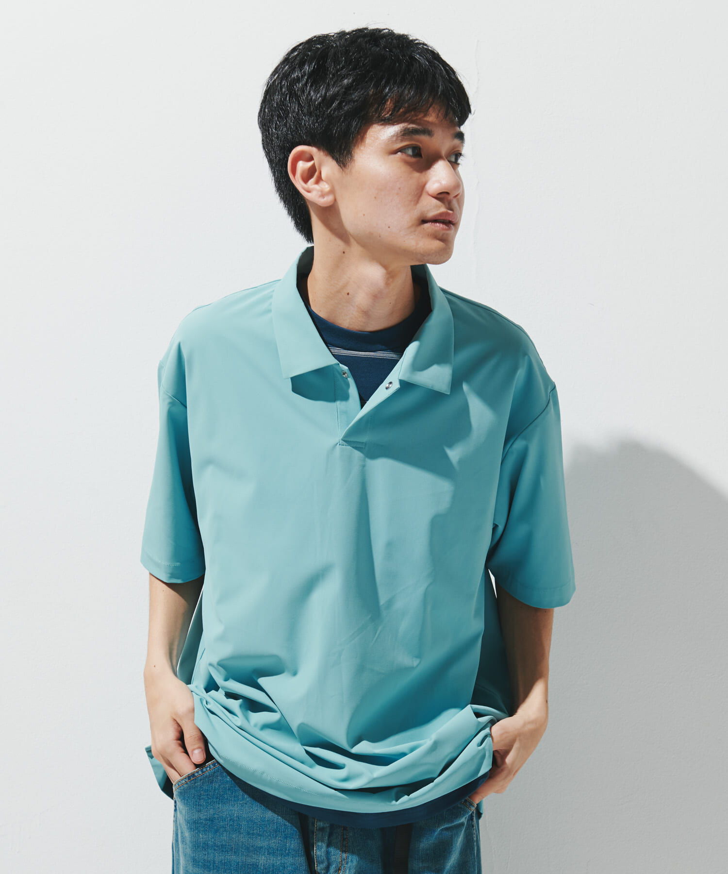 URBAN RESEARCH DOORS「『UR TECH』サマシェア ポロシャツ」|ポロシャツ|
