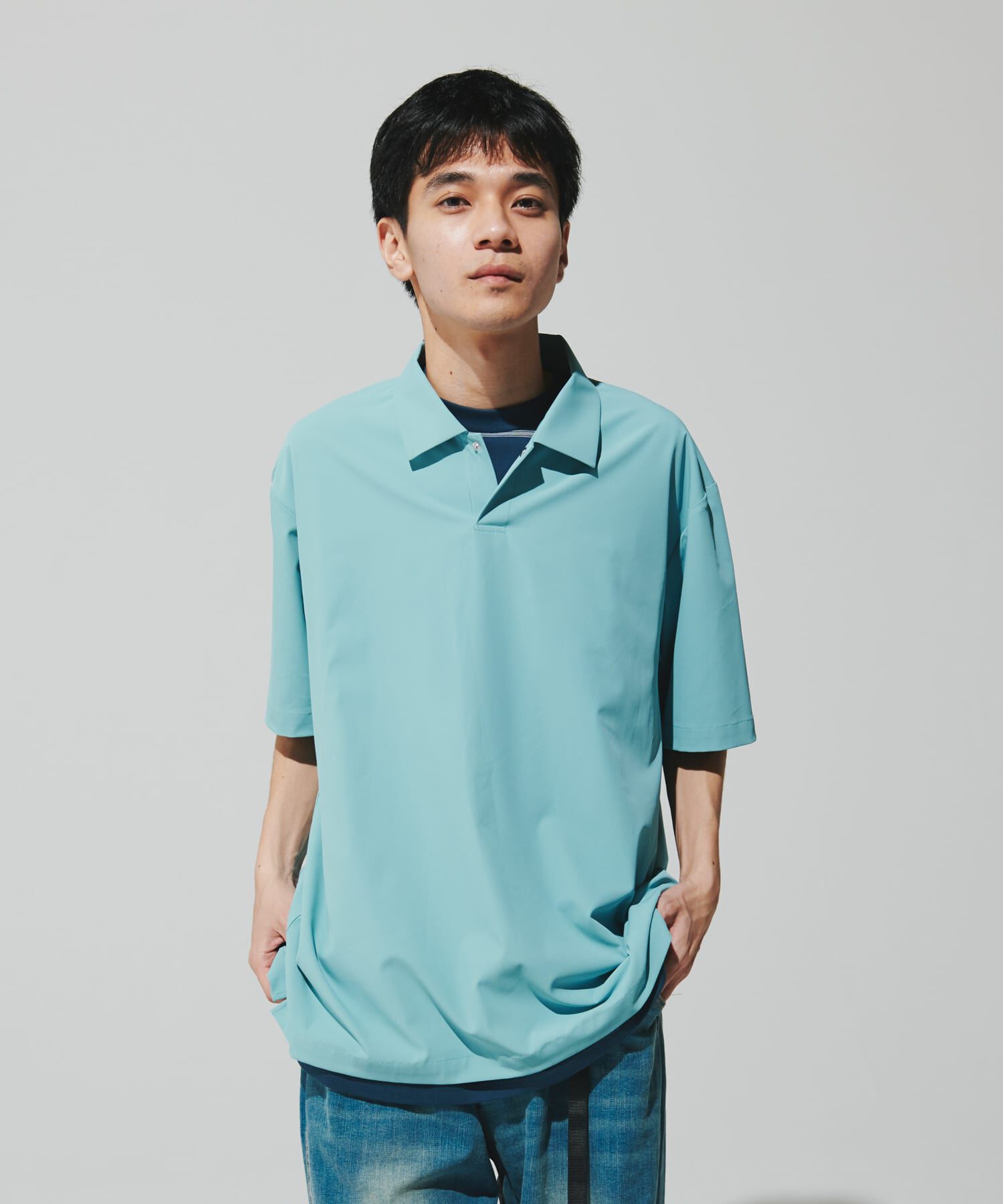 URBAN RESEARCH DOORS「『UR TECH』サマシェア ポロシャツ」|ポロシャツ|