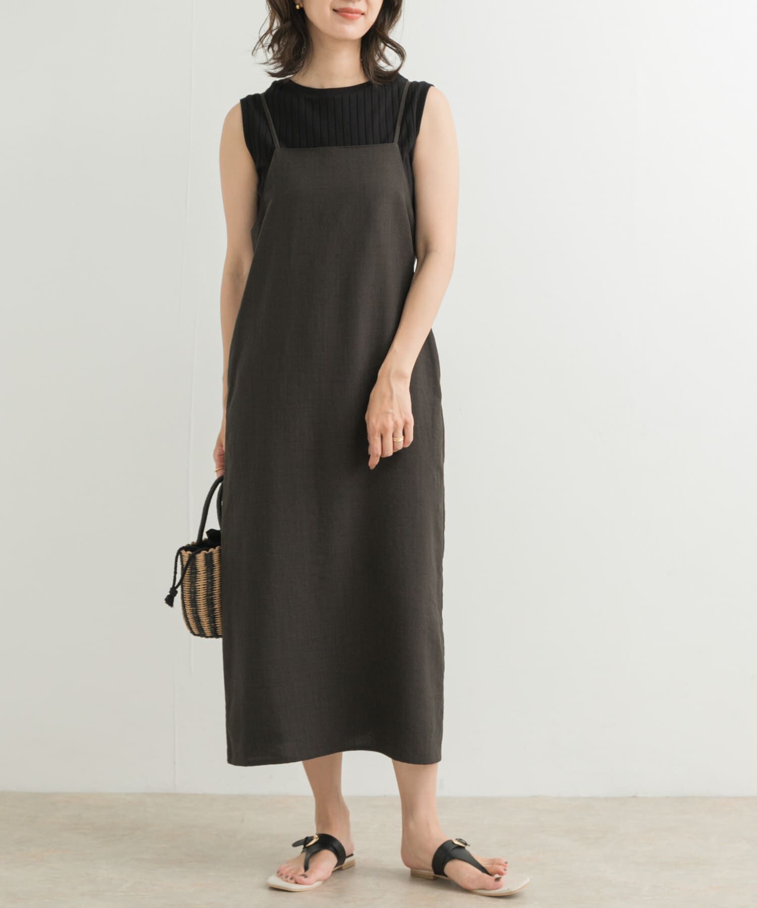 URBAN RESEARCH DOORS「ストレートキャミワンピース」|ワンピース|