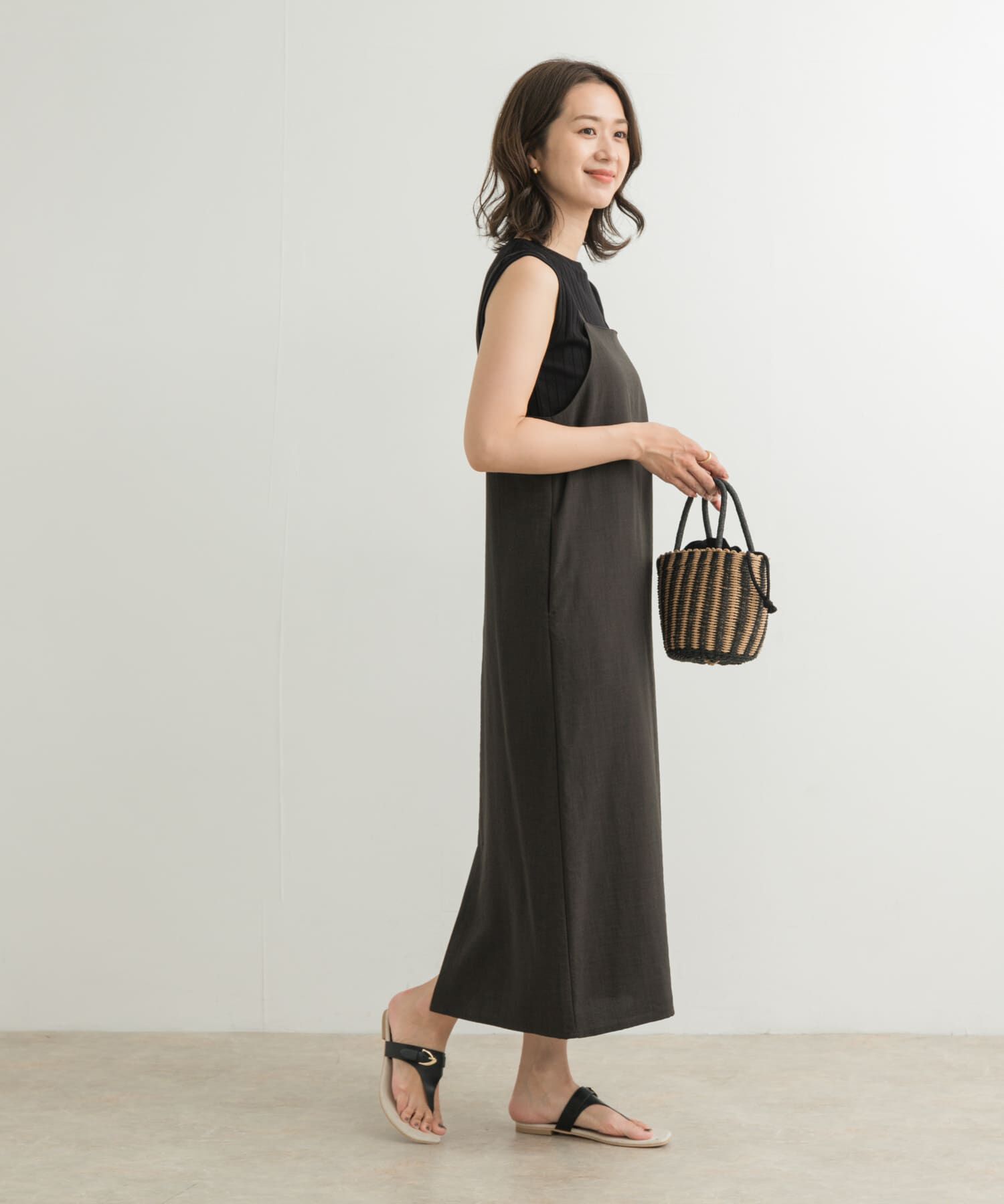 URBAN RESEARCH DOORS「ストレートキャミワンピース」|ワンピース|