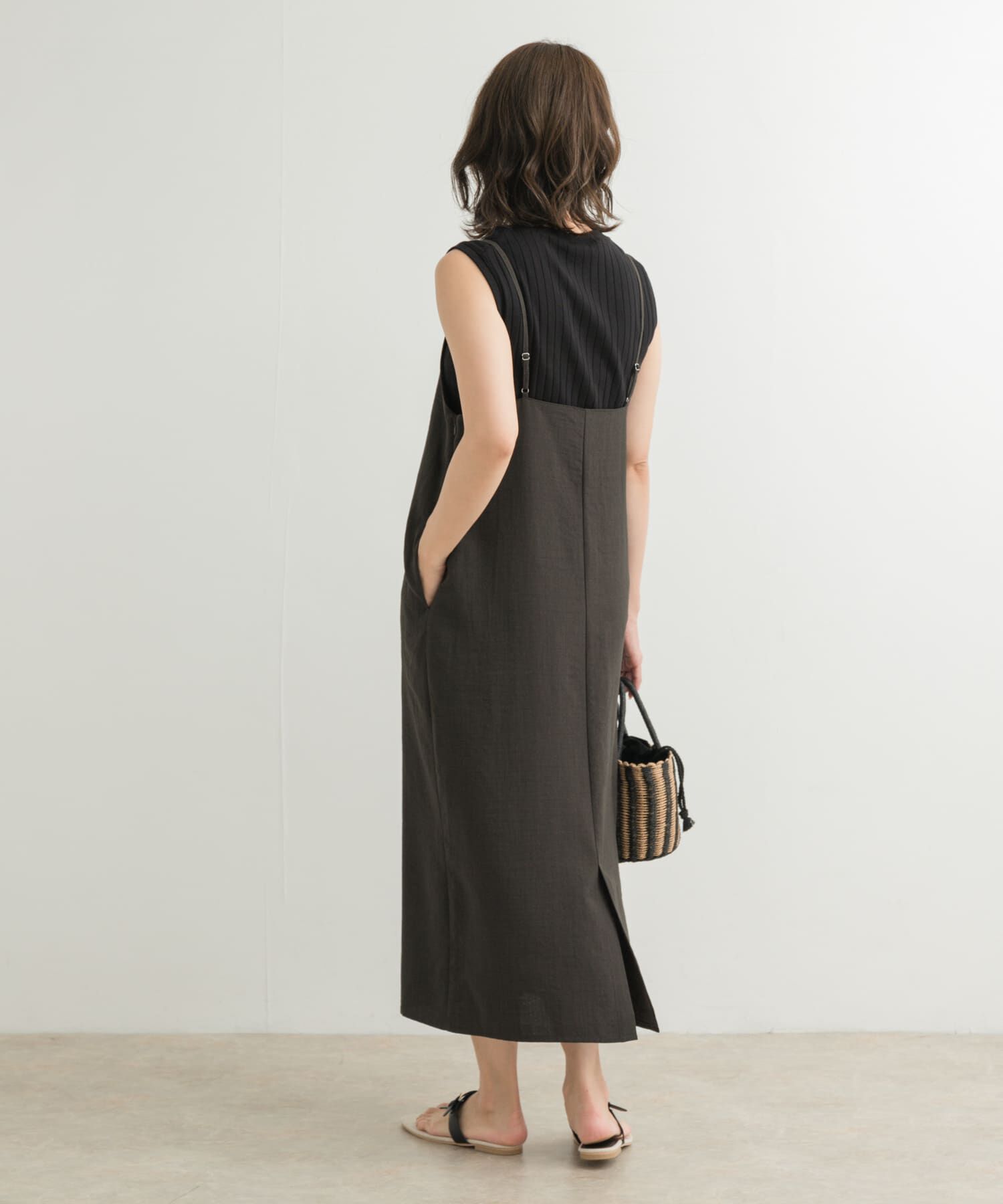URBAN RESEARCH DOORS「ストレートキャミワンピース」|ワンピース|