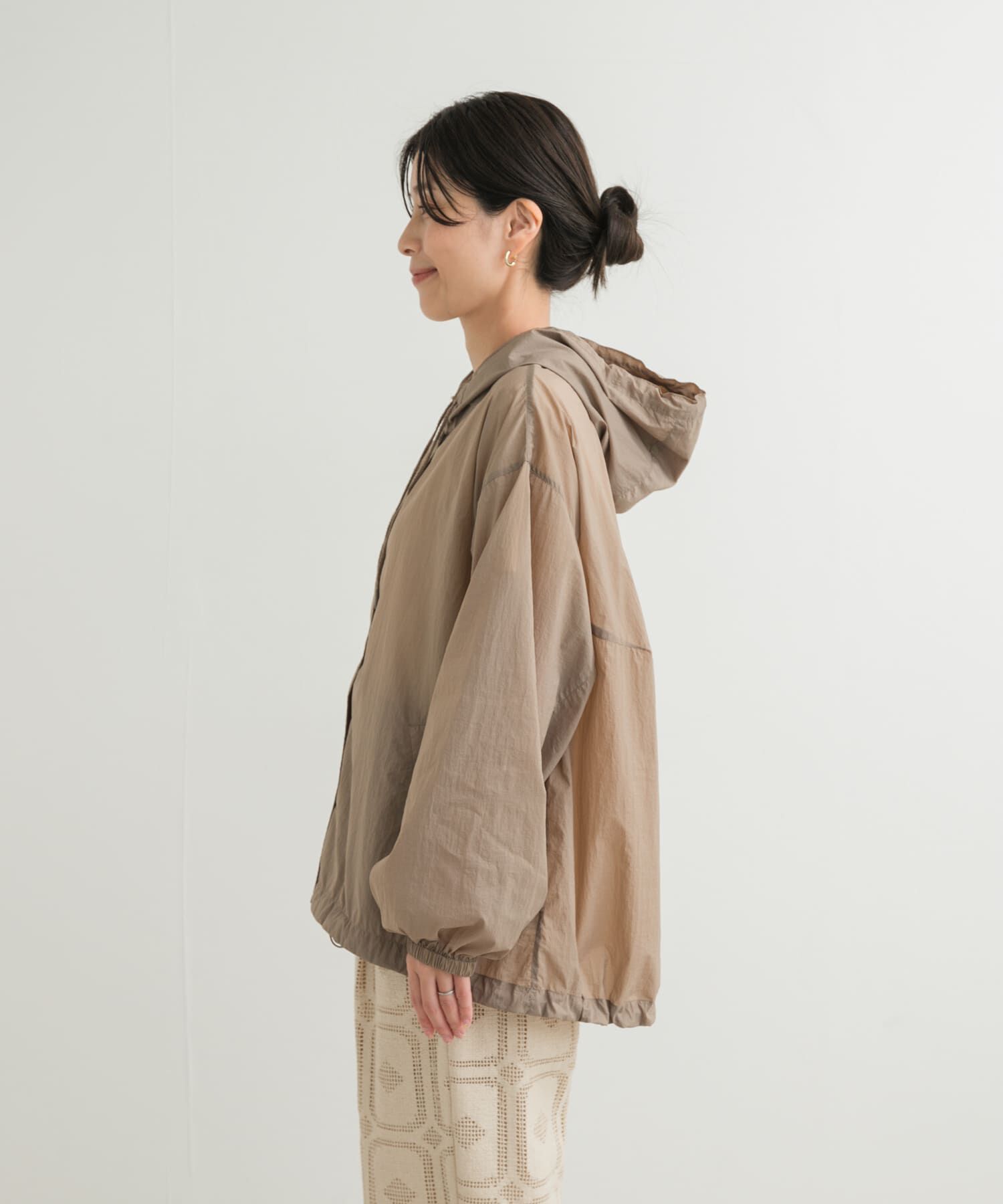 URBAN RESEARCH DOORS「『UR TECH』ポケッタブル撥水フレアパーカー」|アウトドア|