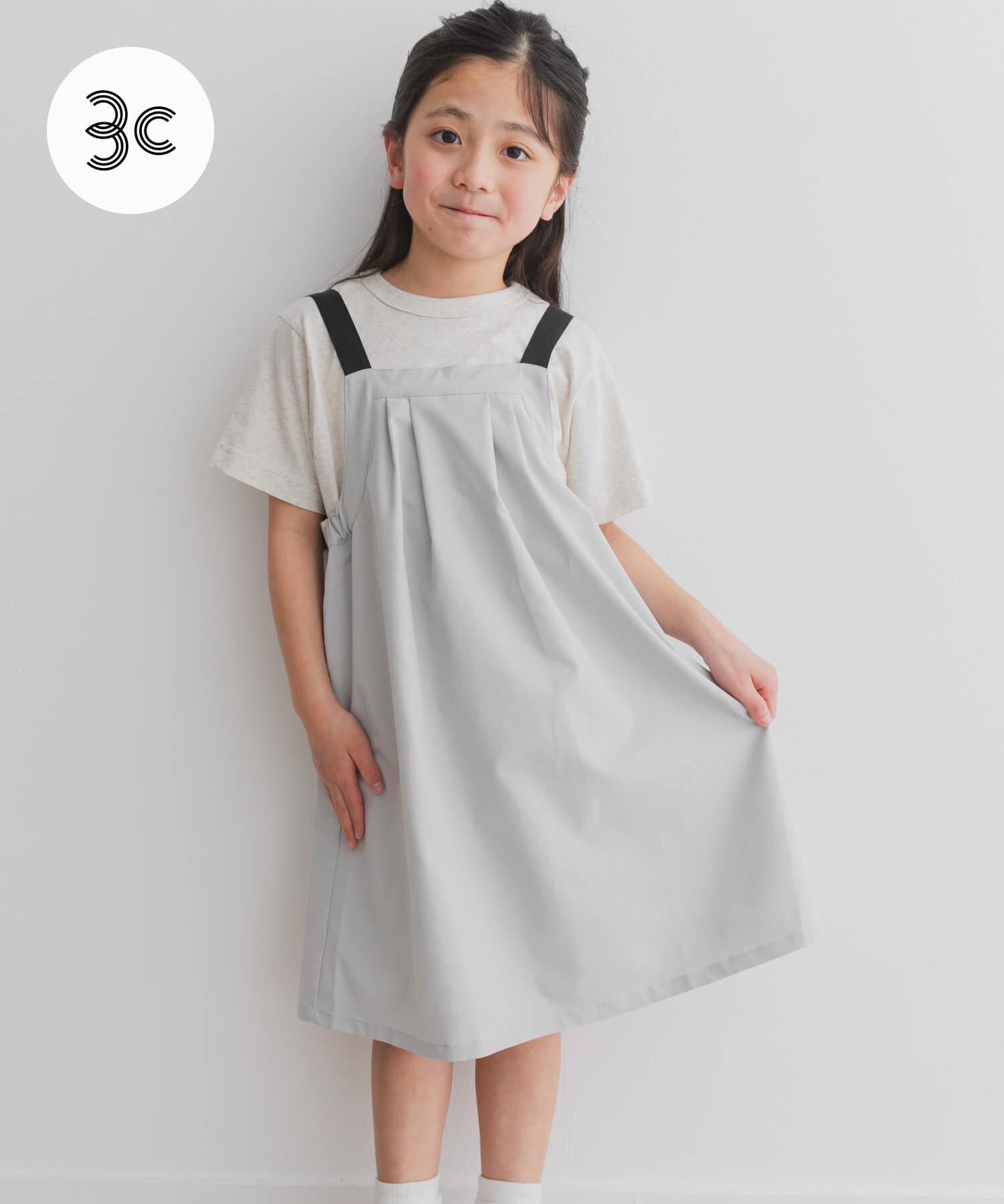 URBAN RESEARCH DOORS「『親子リンク』『UR TECH POLIsh POLI』撥水ワンピース(KIDS)」|ワンピース|ライトグレー
