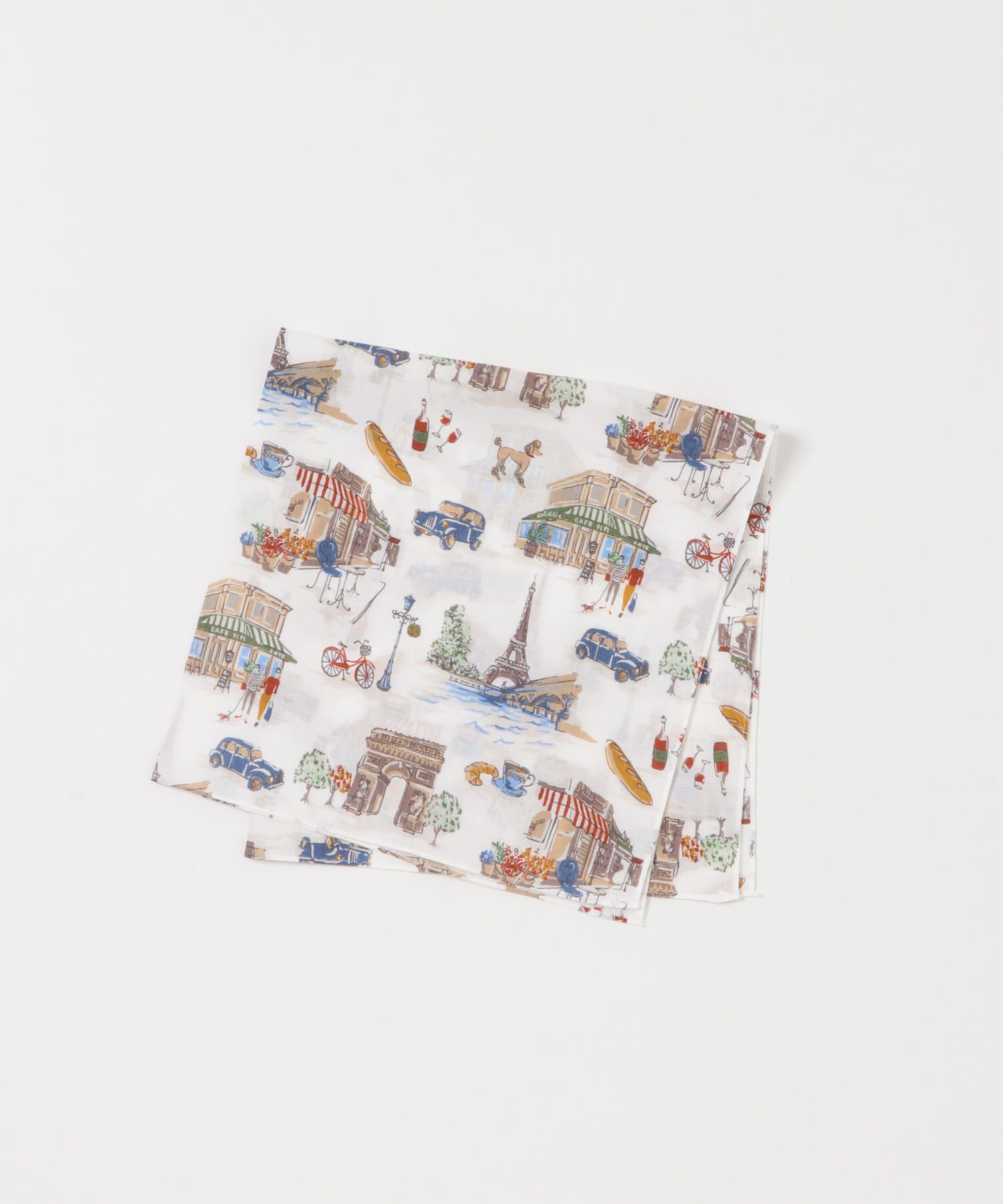 URBAN RESEARCH DOORS「LIFE STYLE TAILOR　モチーフ柄コットンハンカチ」|ハンカチ|