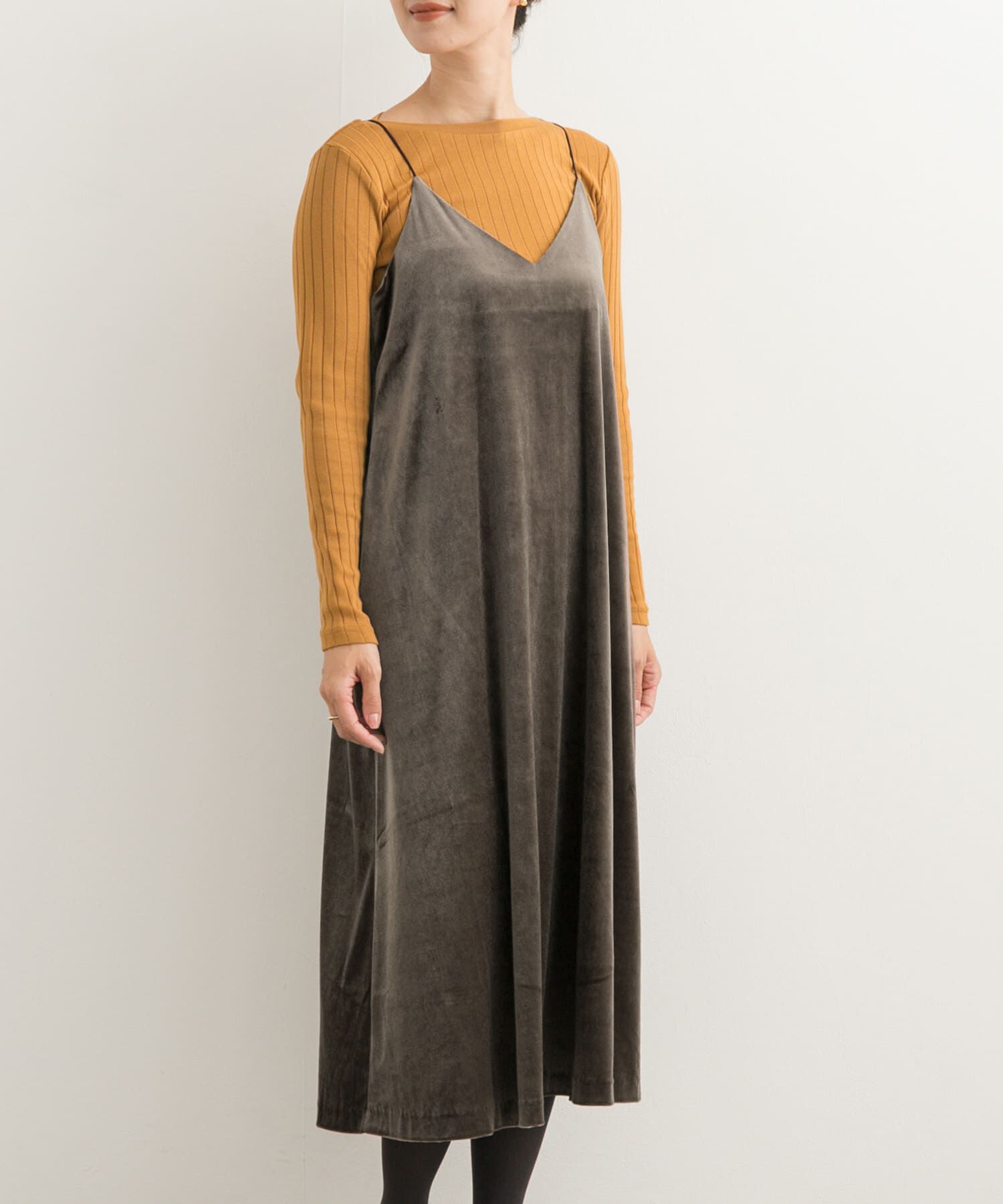 URBAN RESEARCH DOORS「Le GLAZIK　キャミソールドレス」|ワンピース|