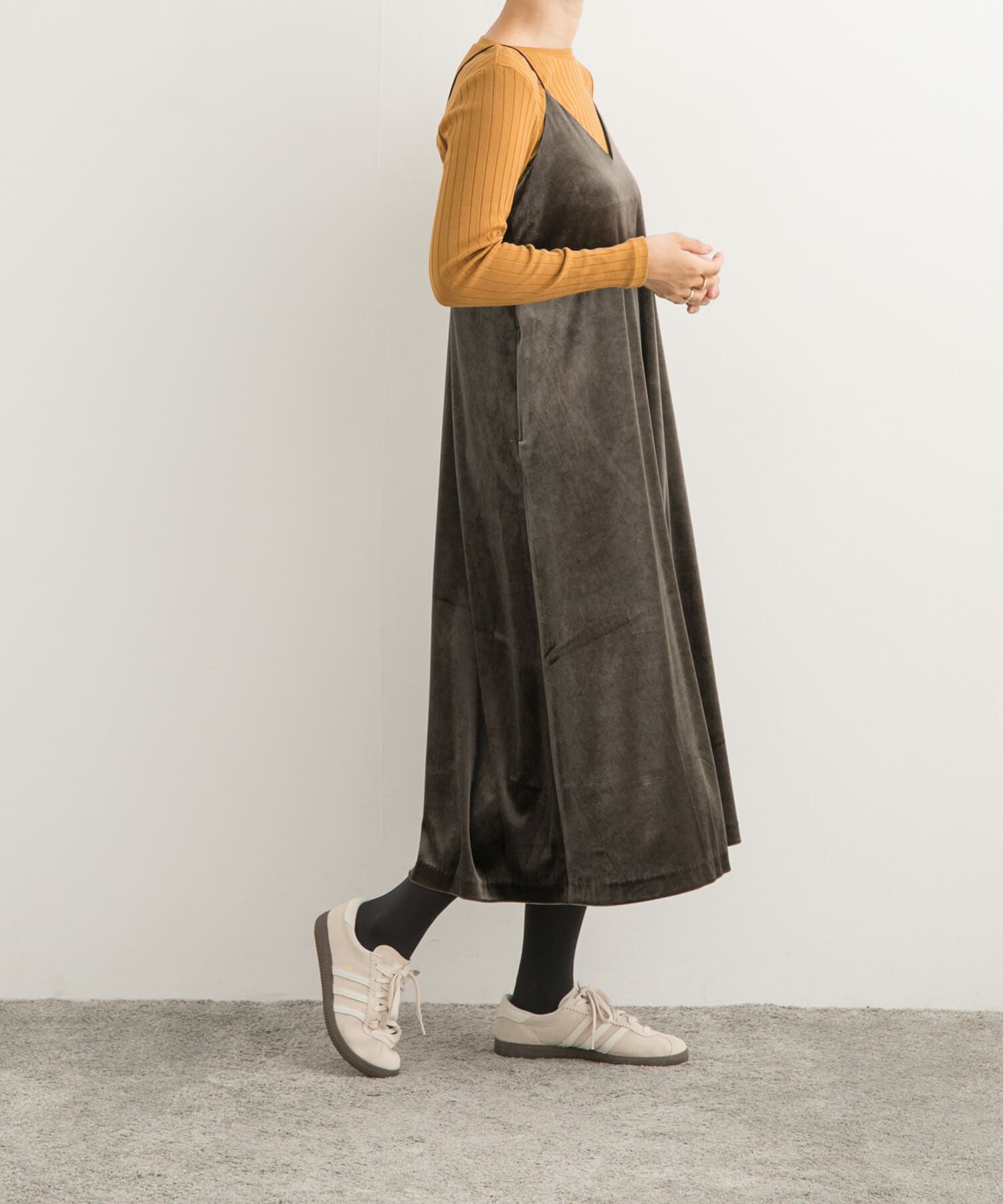 URBAN RESEARCH DOORS「Le GLAZIK　キャミソールドレス」|ワンピース|