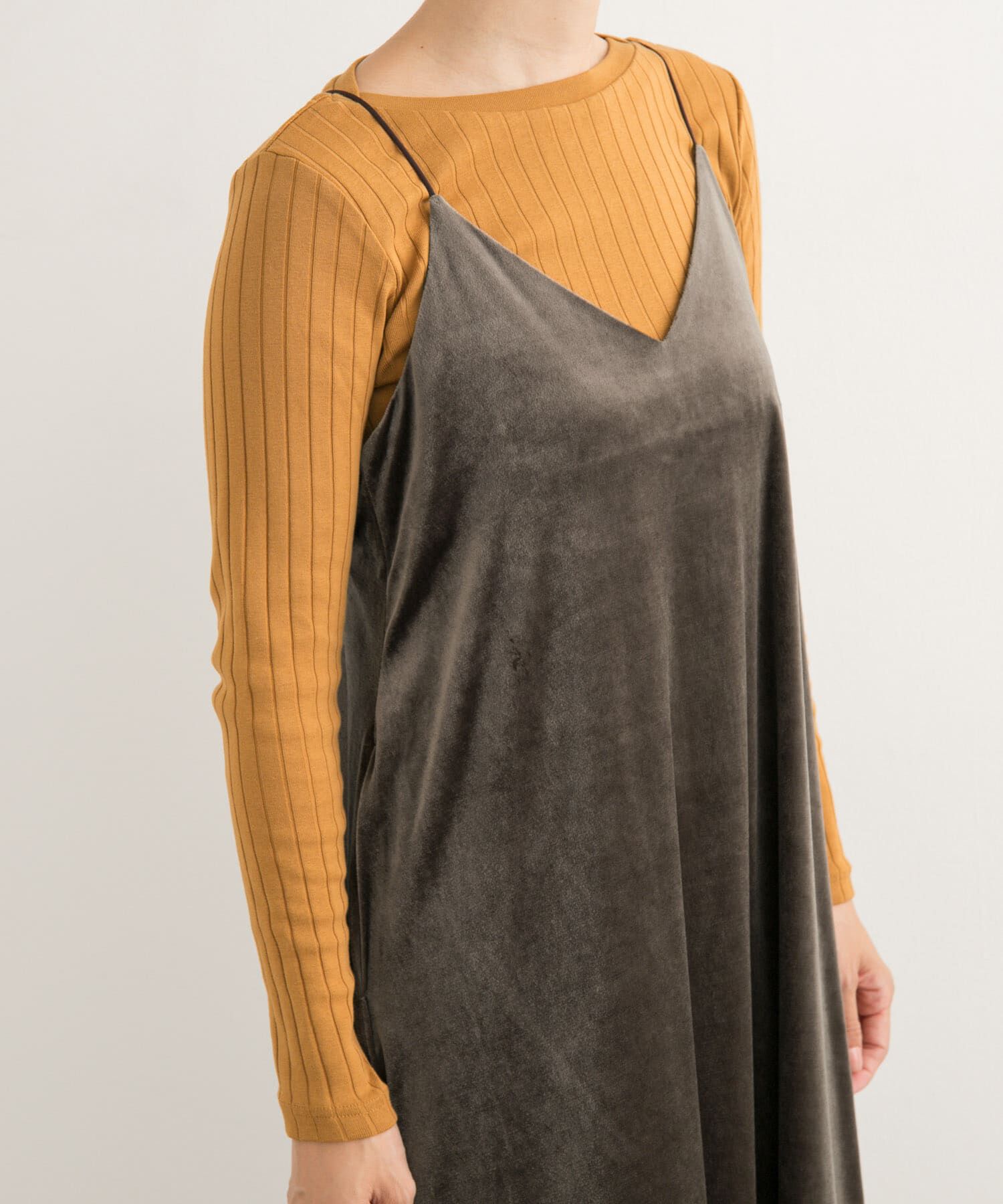 URBAN RESEARCH DOORS「Le GLAZIK　キャミソールドレス」|ワンピース|