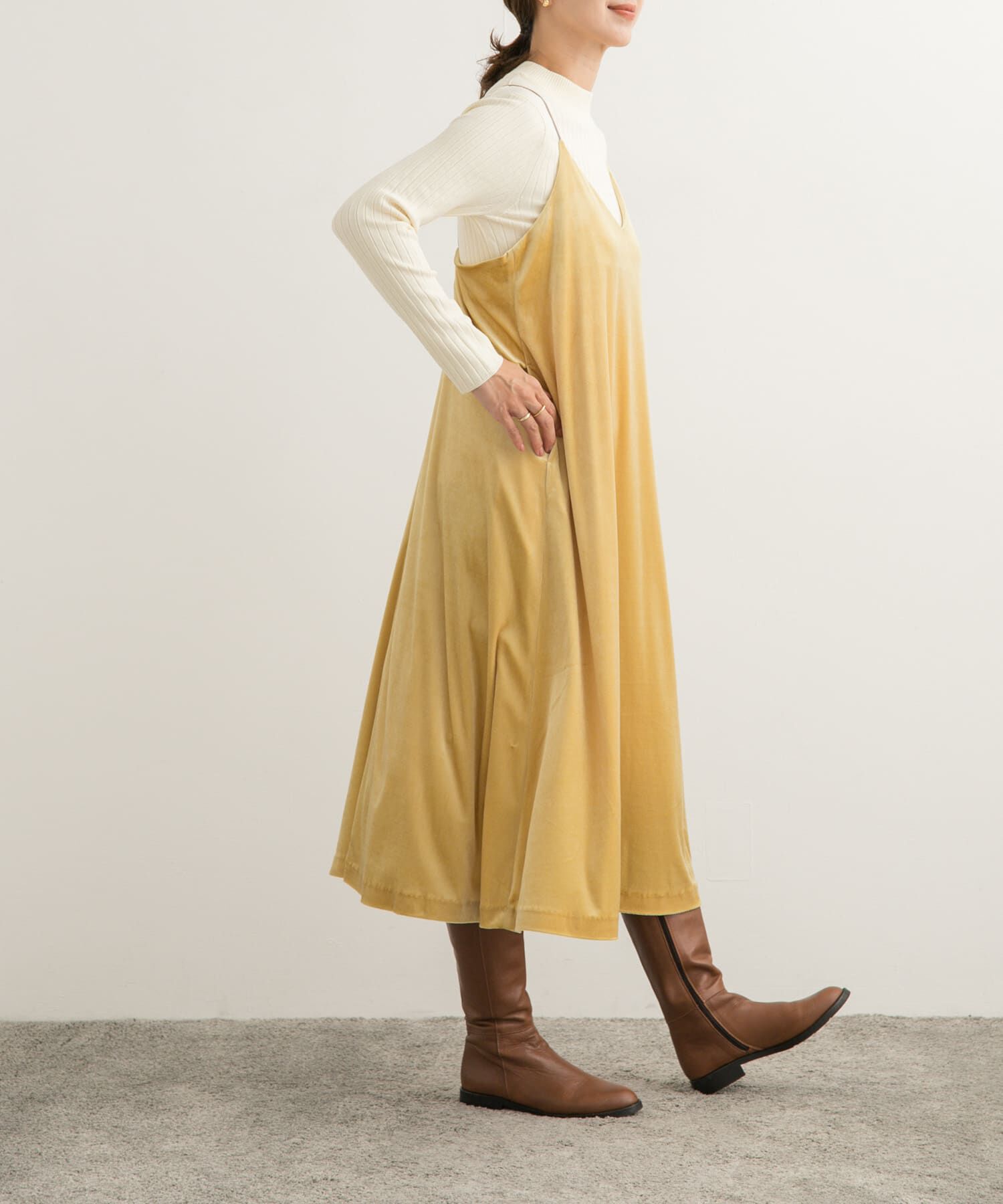 URBAN RESEARCH DOORS「Le GLAZIK　キャミソールドレス」|ワンピース|