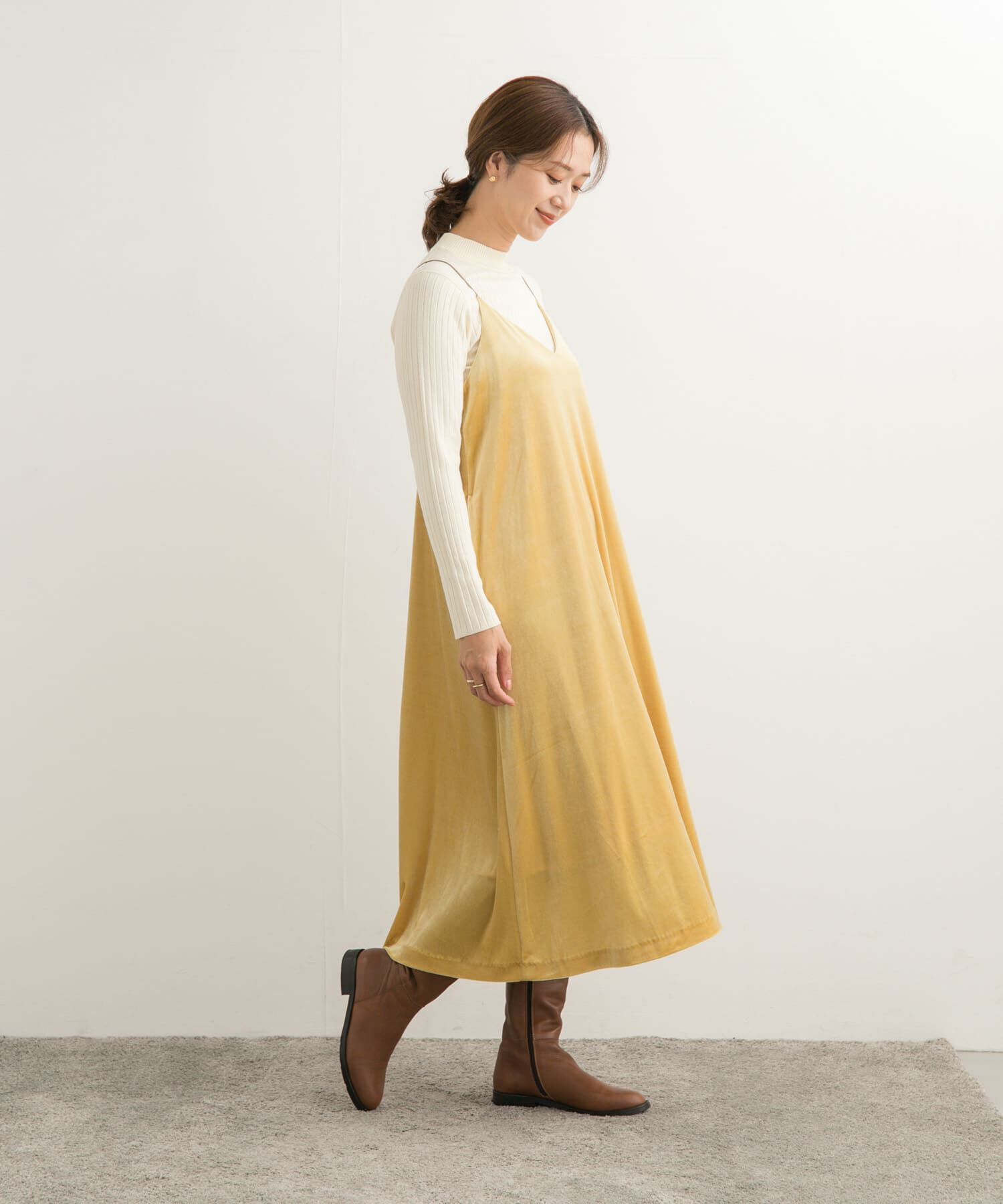 URBAN RESEARCH DOORS「Le GLAZIK　キャミソールドレス」|ワンピース|