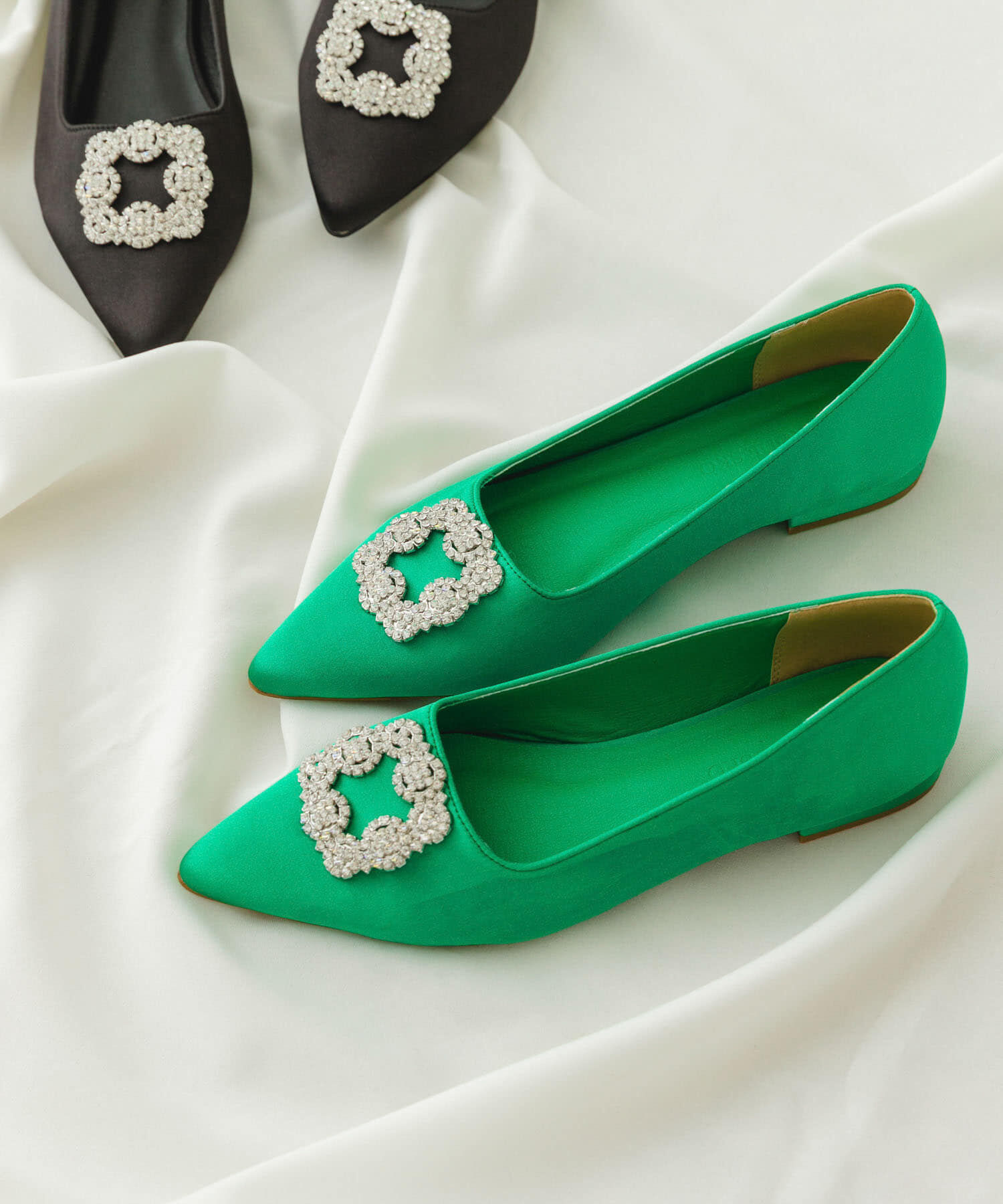 RODE SKO「2センチビジュー付パンプス」|パンプス|