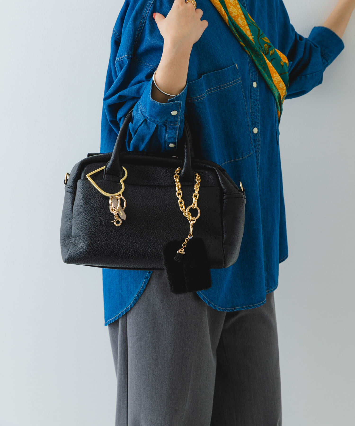 RODE SKO「フラッフィミニポーチチャーム」|チャーム・キーホルダー|