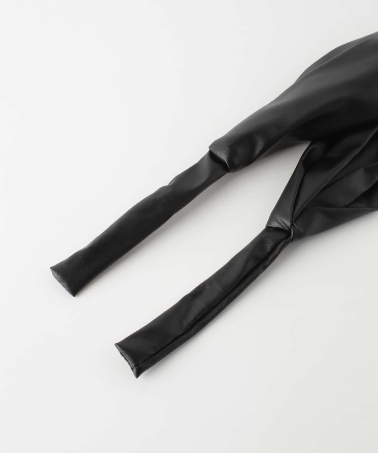 SMELLY「エコレザーワイヤーヘアターバン」|ヘアバンド|