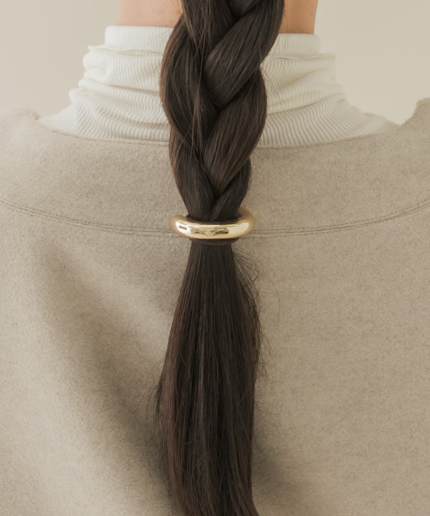 SMELLY「メタルカーブヘアポニー」|ヘアゴム・シュシュ|