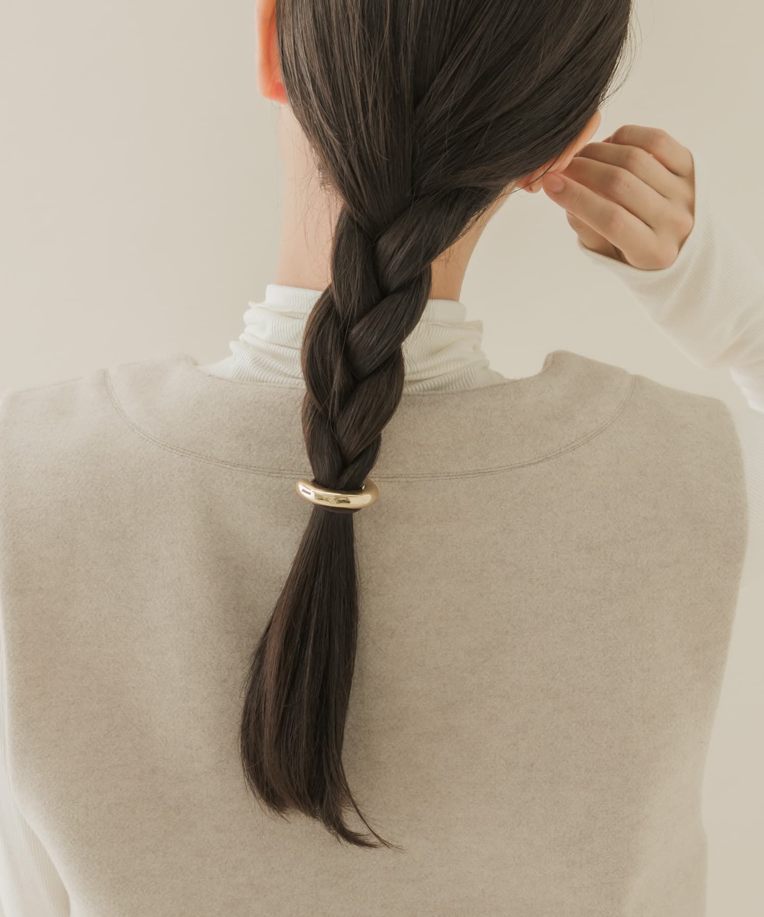 SMELLY「メタルカーブヘアポニー」|ヘアゴム・シュシュ|