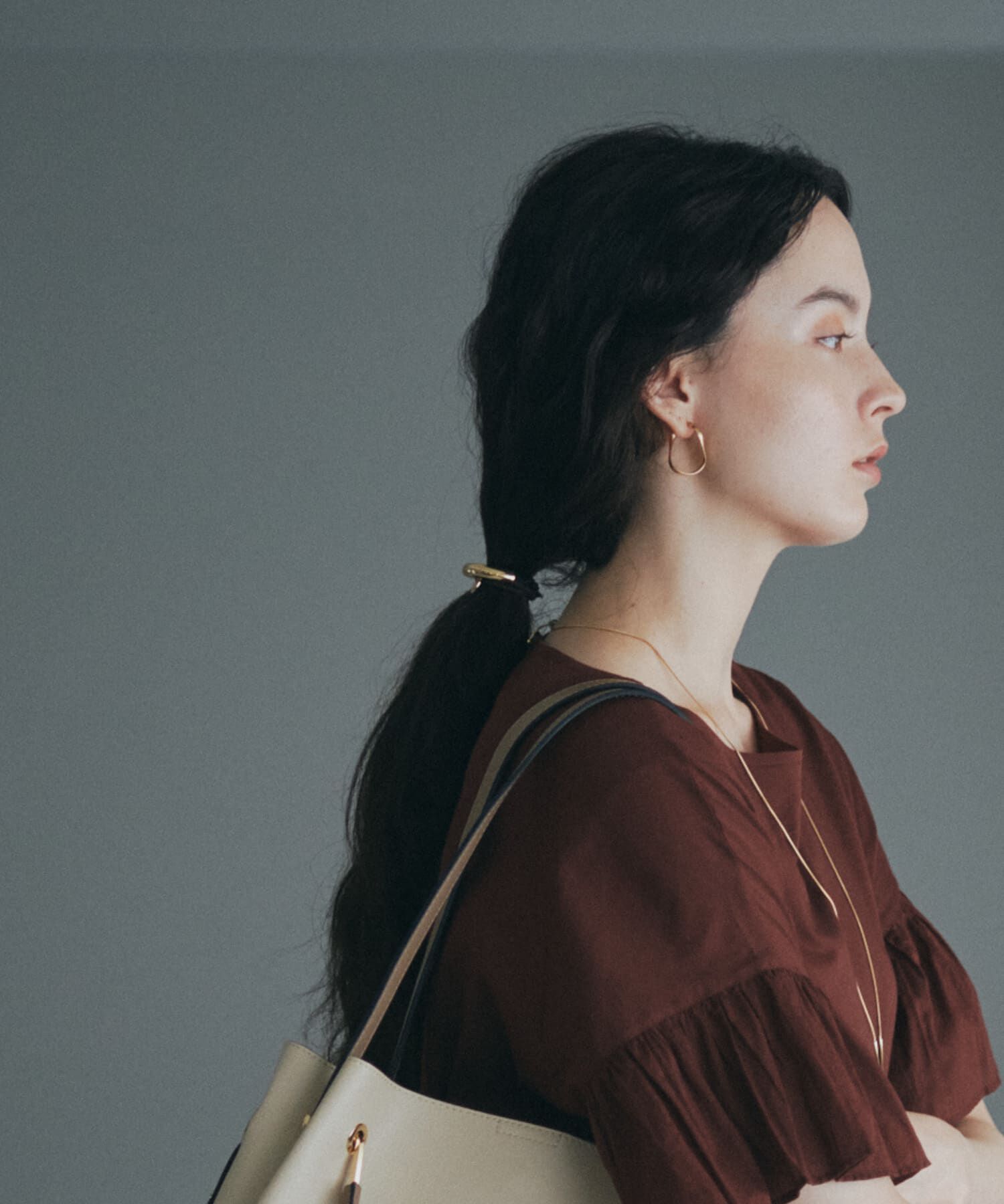 SMELLY「メタルカーブヘアポニー」|ヘアゴム・シュシュ|