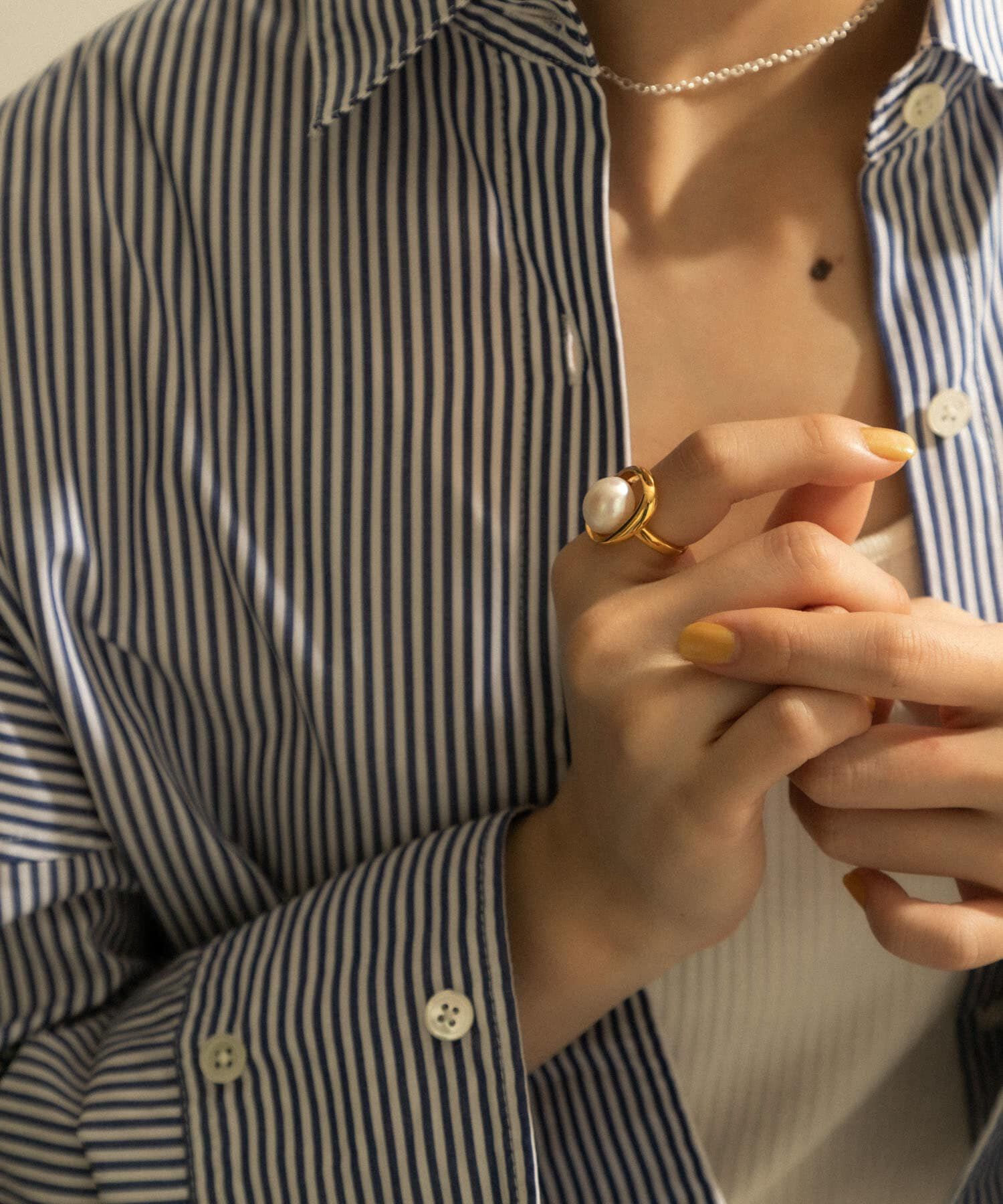 SMELLY「SMELLY so&rsquo;　pearl round ring」|リング|