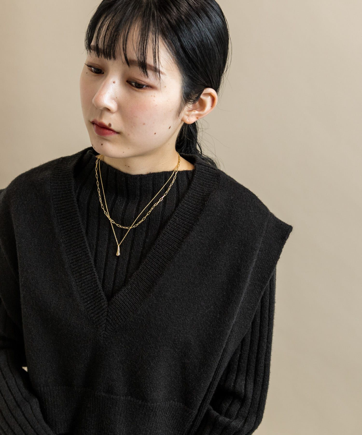 SMELLY「ドロップメタル2レンネックレス」|ネックレス|