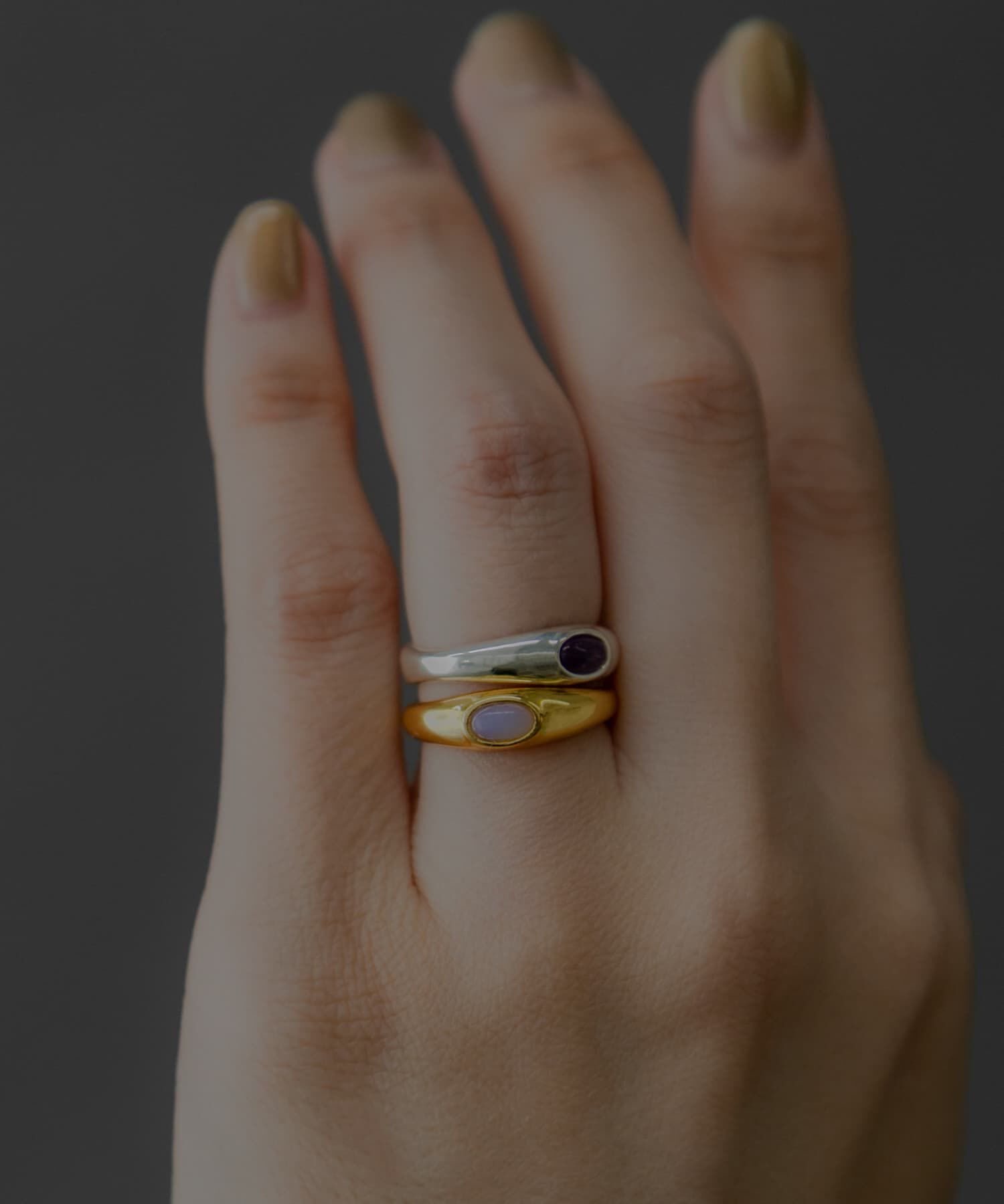 SMELLY「SMELLY so&rsquo;　stone line ring」|リング|