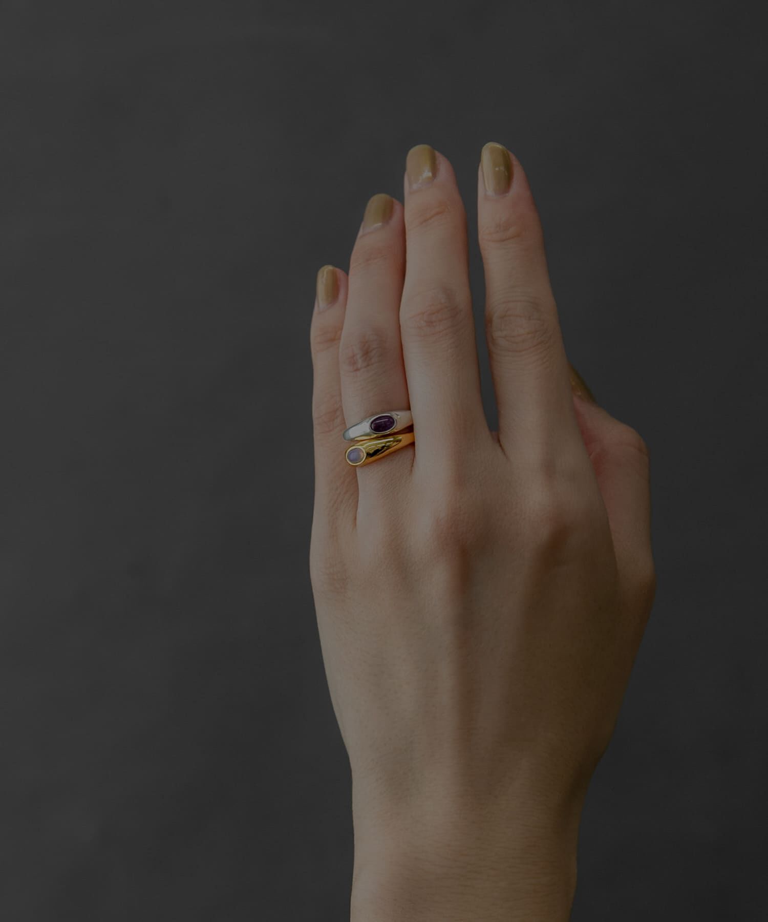 SMELLY「SMELLY so&rsquo;　stone line ring」|リング|