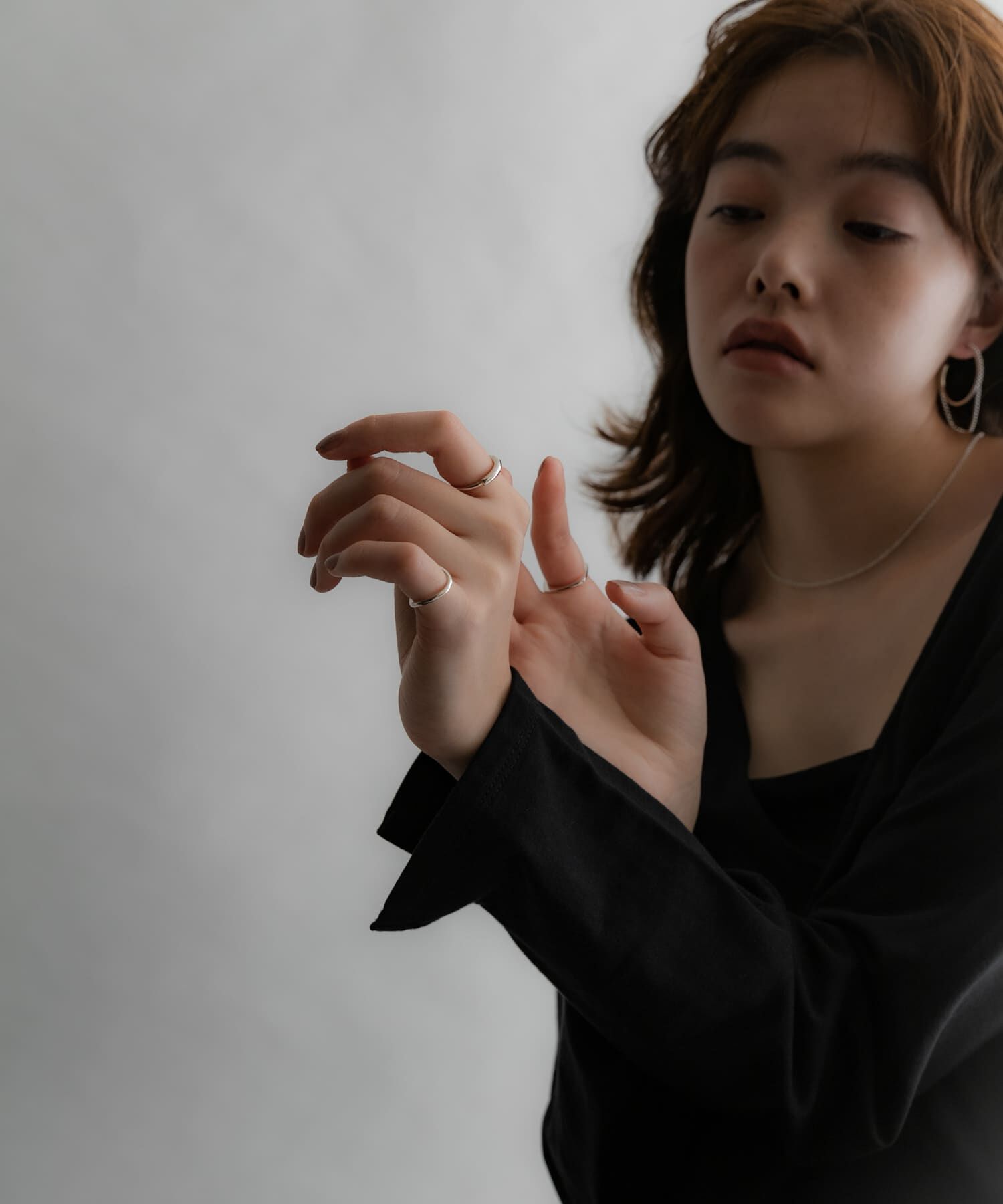 SMELLY「SMELLY so&rsquo;　overlap curve ring」|リング|