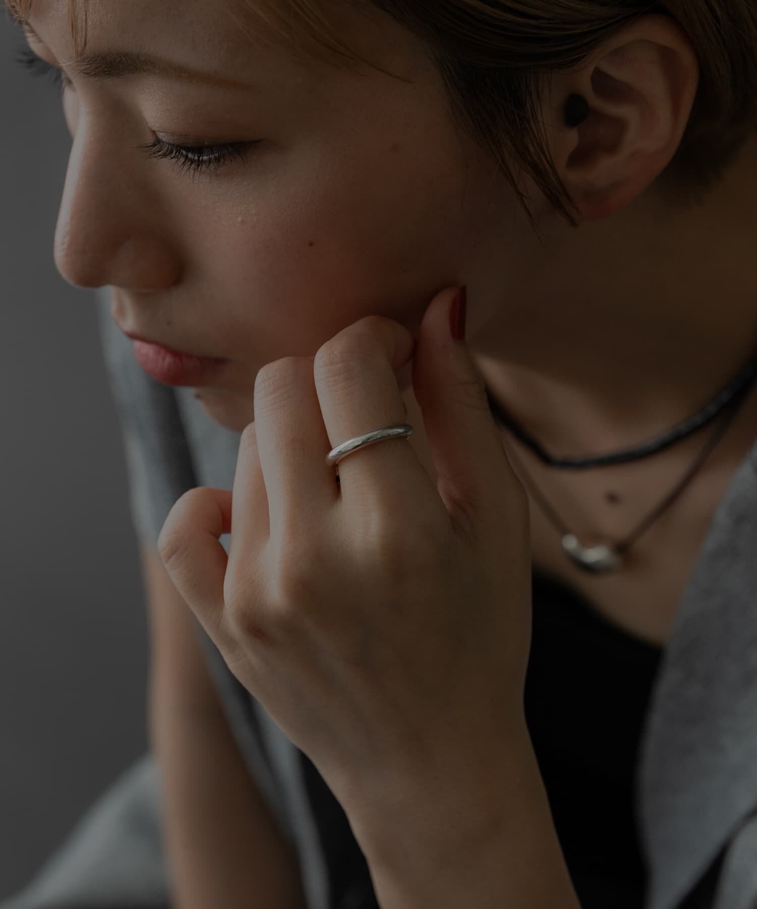 SMELLY「SMELLY so&rsquo;　overlap curve ring」|リング|