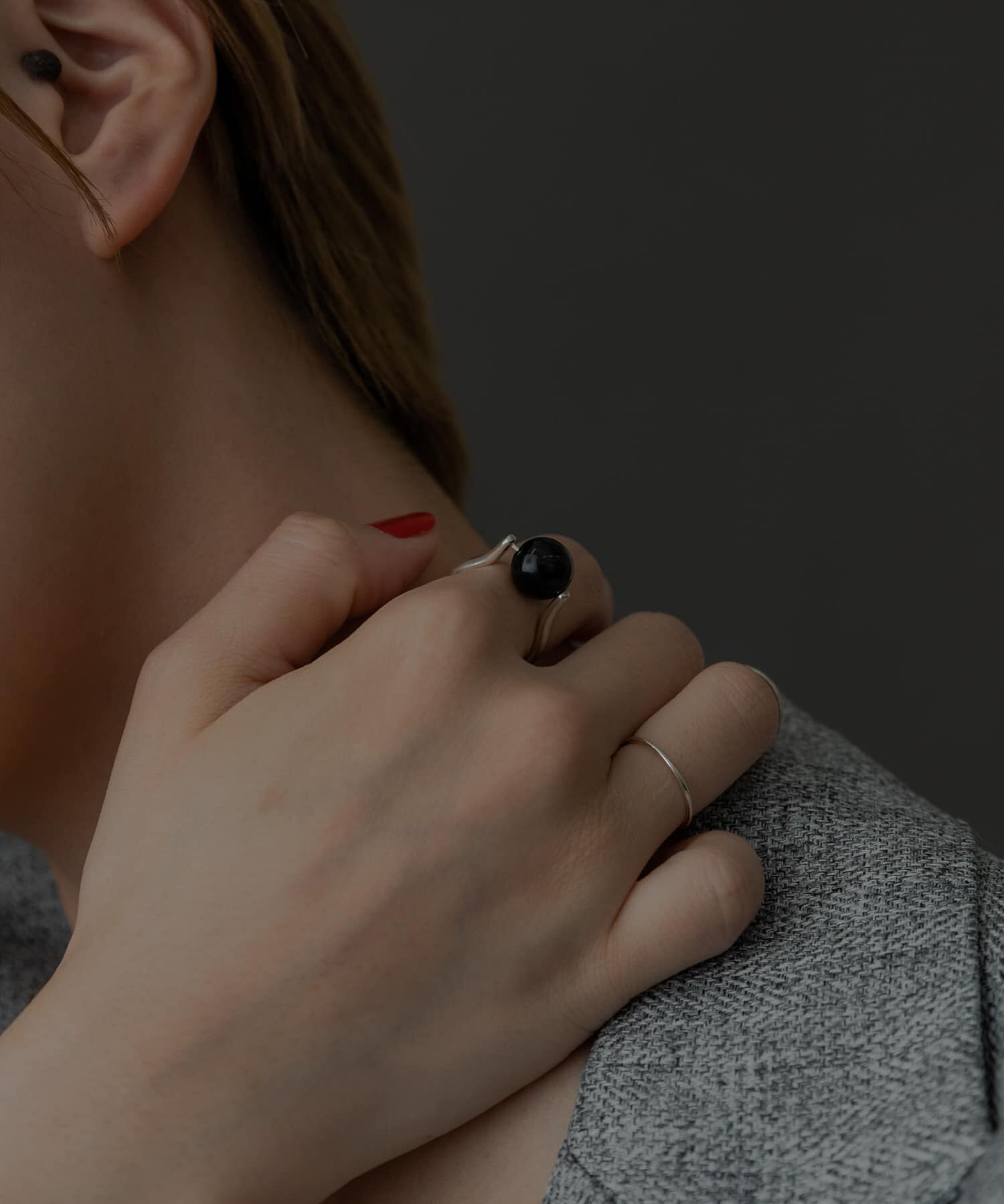 SMELLY「SMELLY so&rsquo;　onyx sphere ring」|リング|