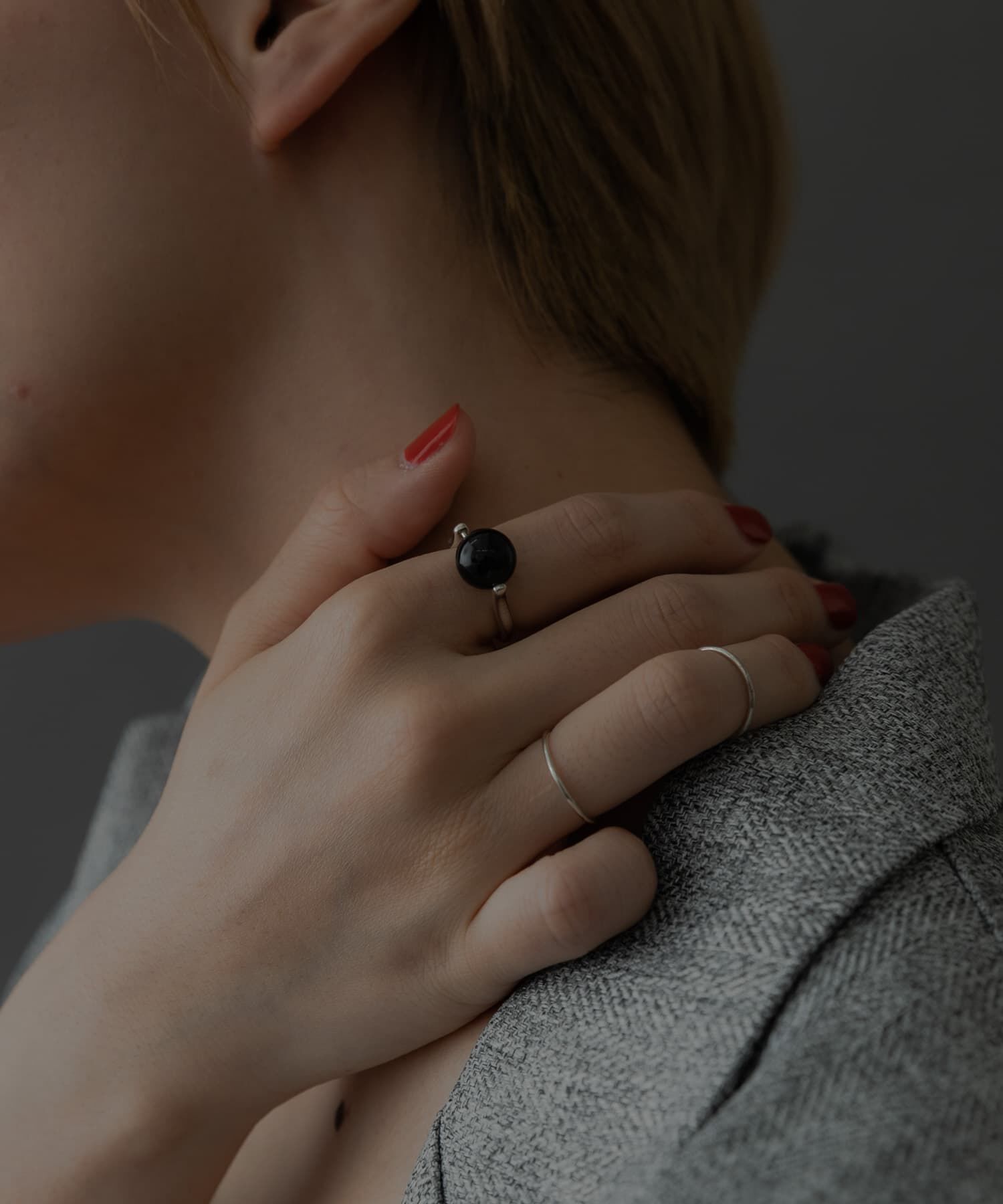 SMELLY「SMELLY so&rsquo;　onyx sphere ring」|リング|