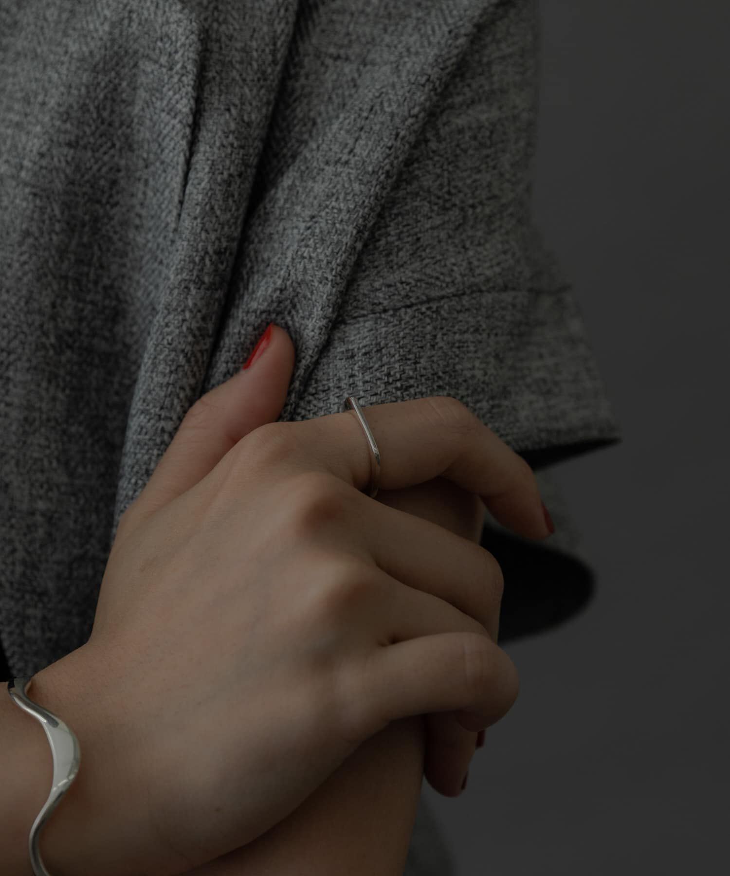 SMELLY「SMELLY so&rsquo;　square thin ring」|リング|