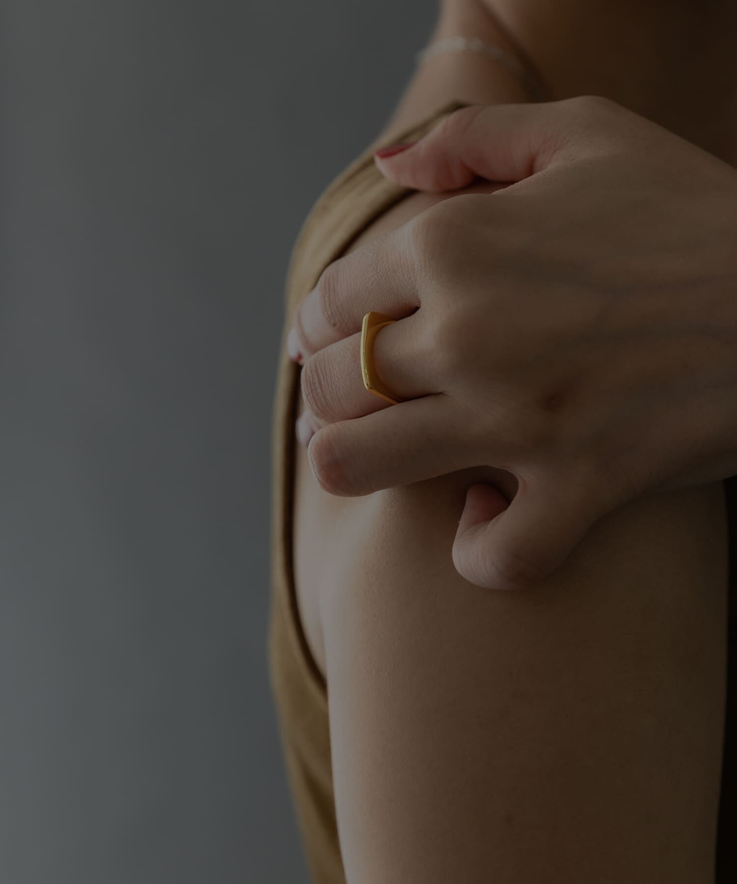 SMELLY「SMELLY so&rsquo;　square thin ring」|リング|