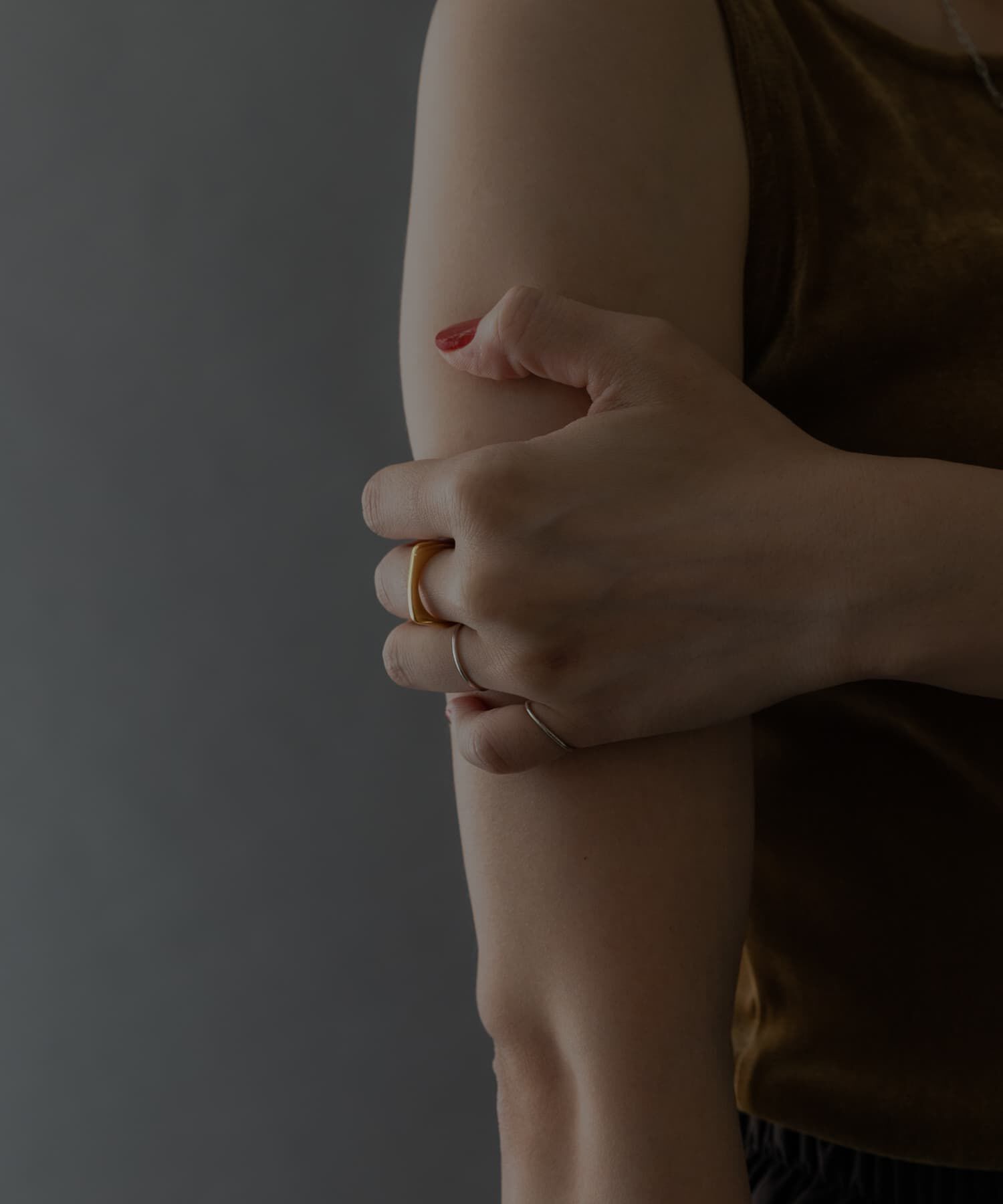 SMELLY「SMELLY so&rsquo;　square thin ring」|リング|