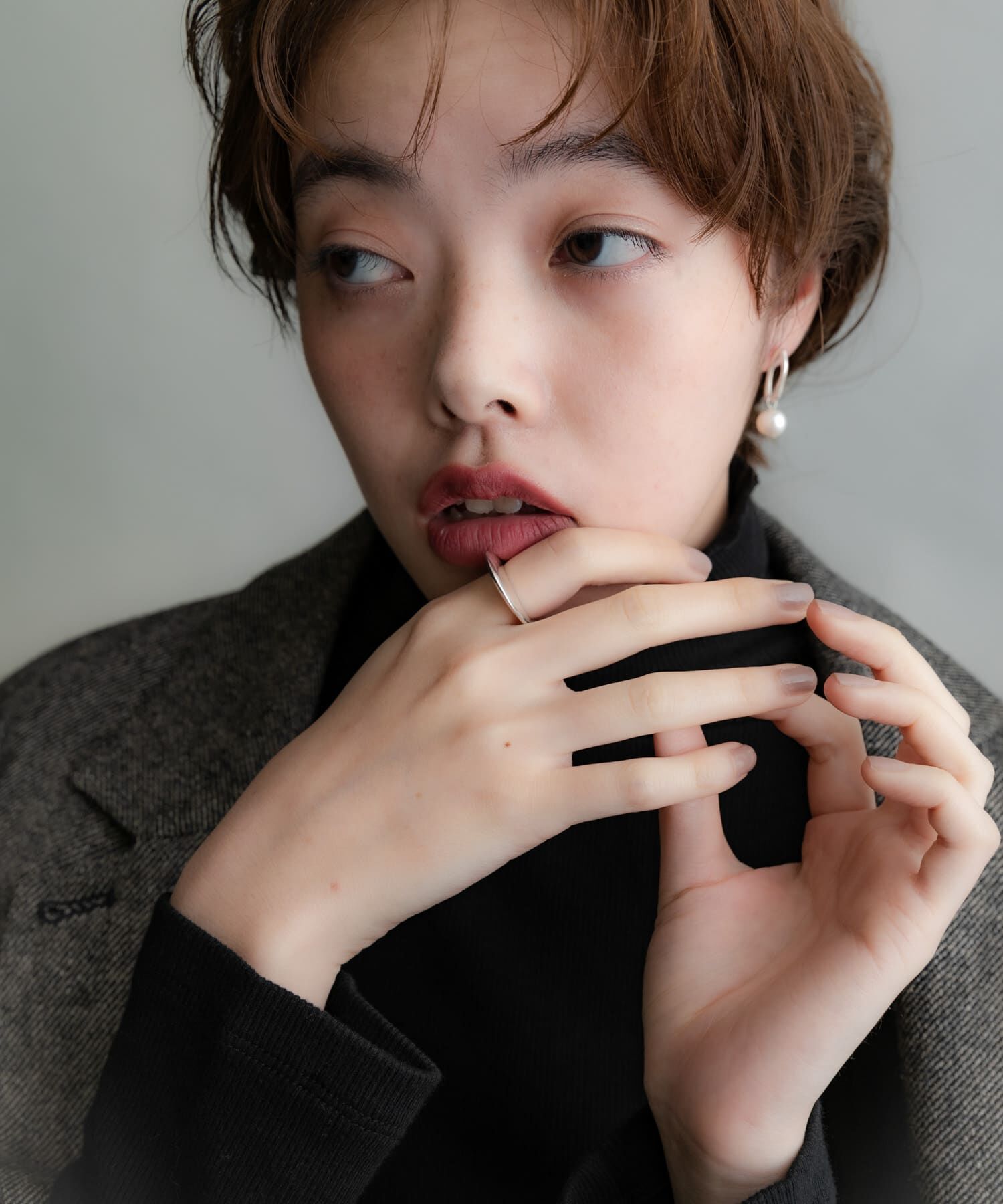 SMELLY「SMELLY so&rsquo;　flat oval ring」|リング|