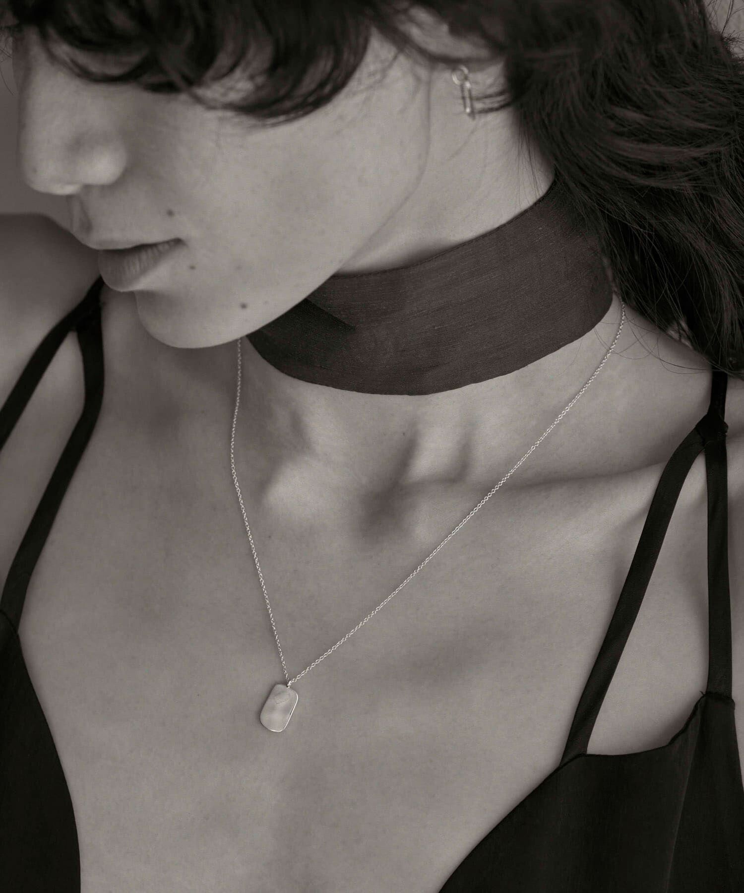 SMELLY「SMELLY so&rsquo;　rectangle plate necklace」|ネックレス|