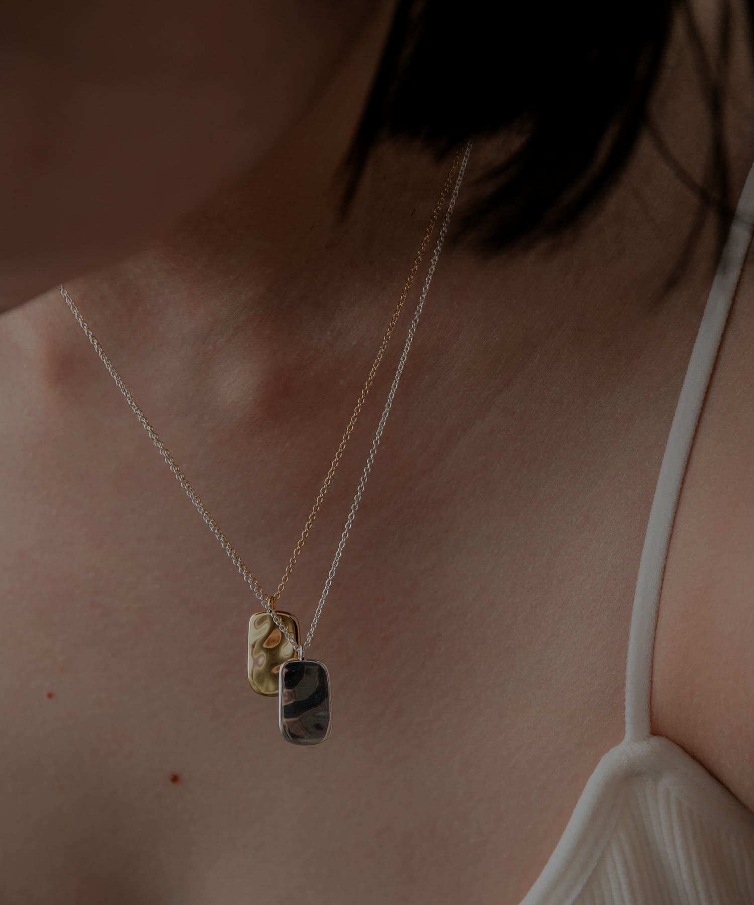 SMELLY「SMELLY so&rsquo;　rectangle plate necklace」|ネックレス|
