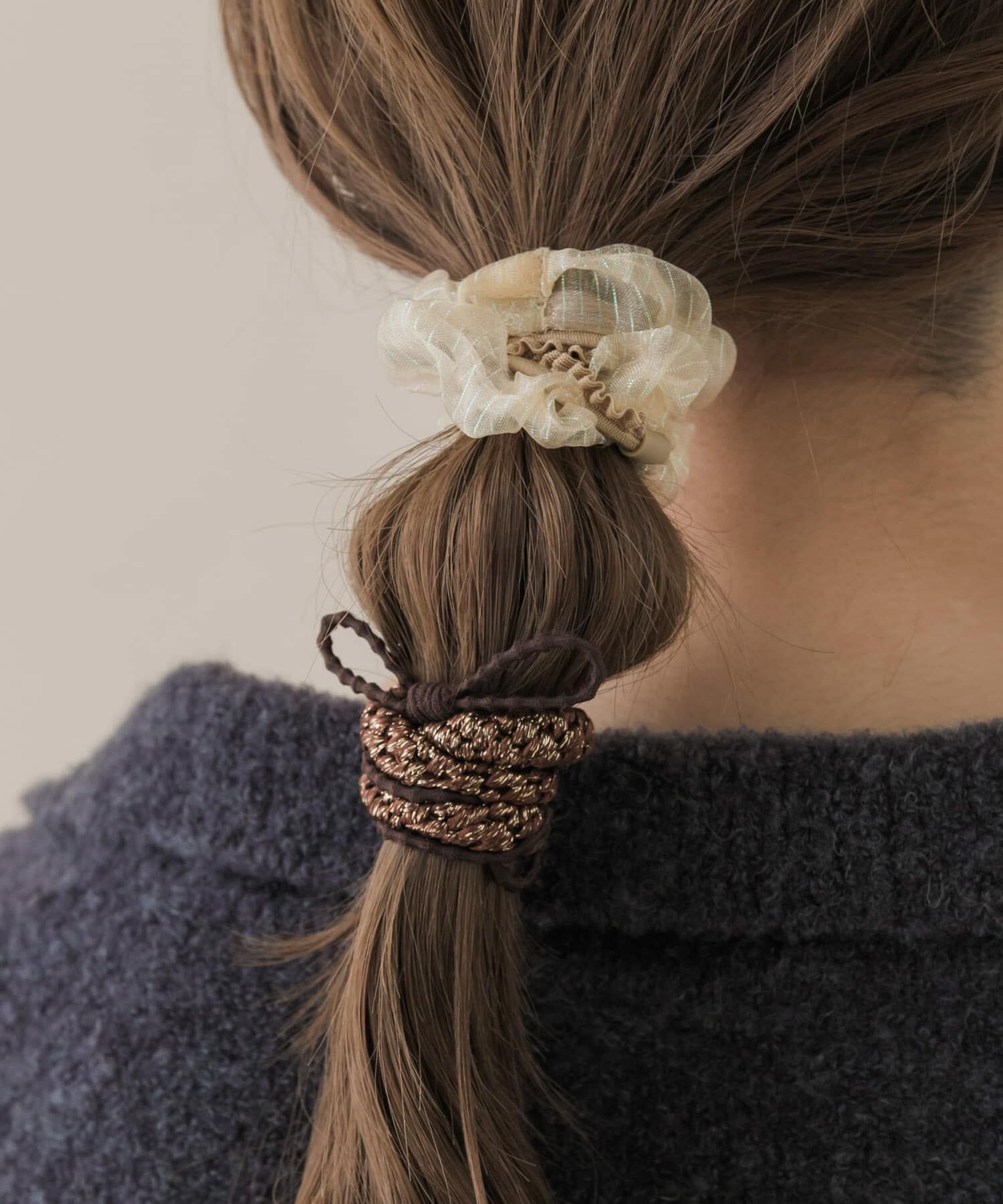 SMELLY「シアーゴムセット」|ヘアゴム・シュシュ|