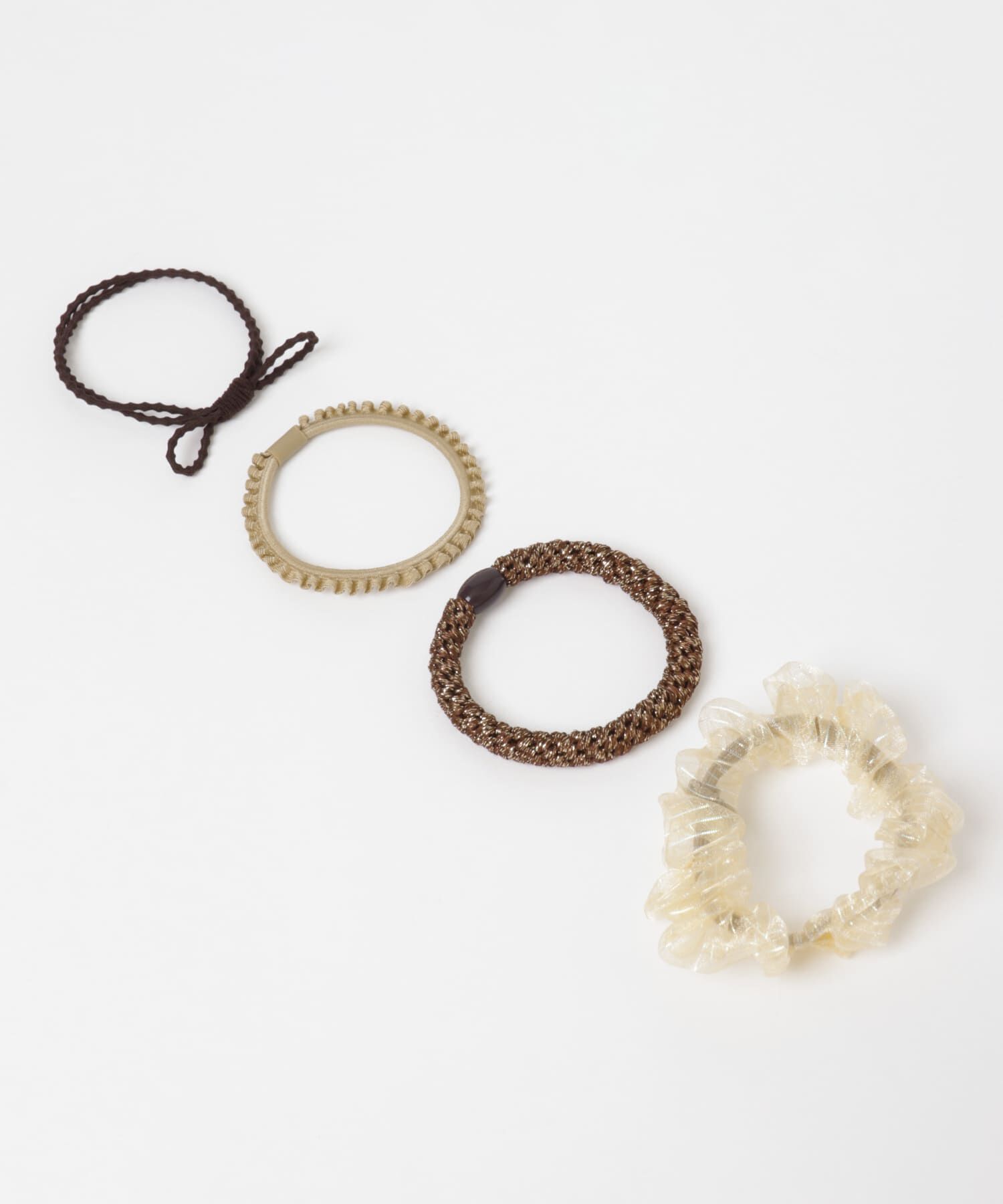 SMELLY「シアーゴムセット」|ヘアゴム・シュシュ|