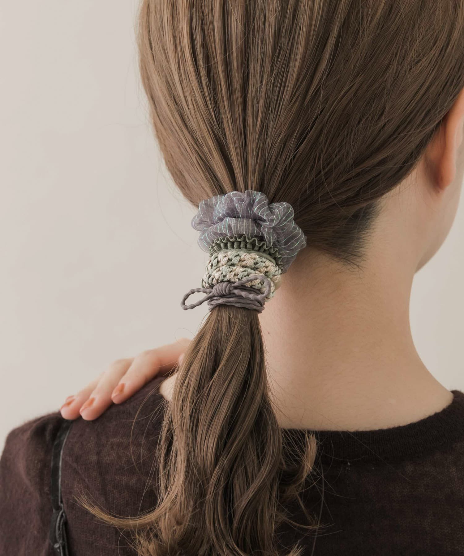 SMELLY「シアーゴムセット」|ヘアゴム・シュシュ|