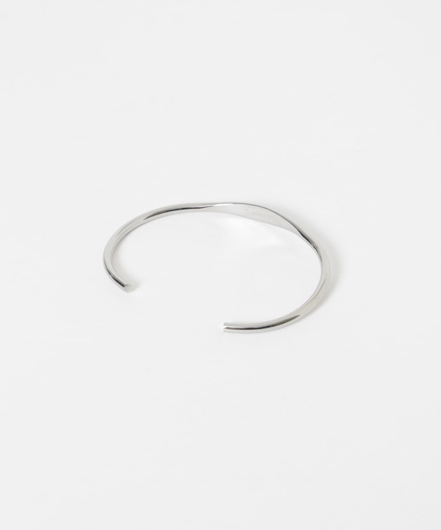 SMELLY「ステンレスプレーンバングル」|ブレスレット・バングル|