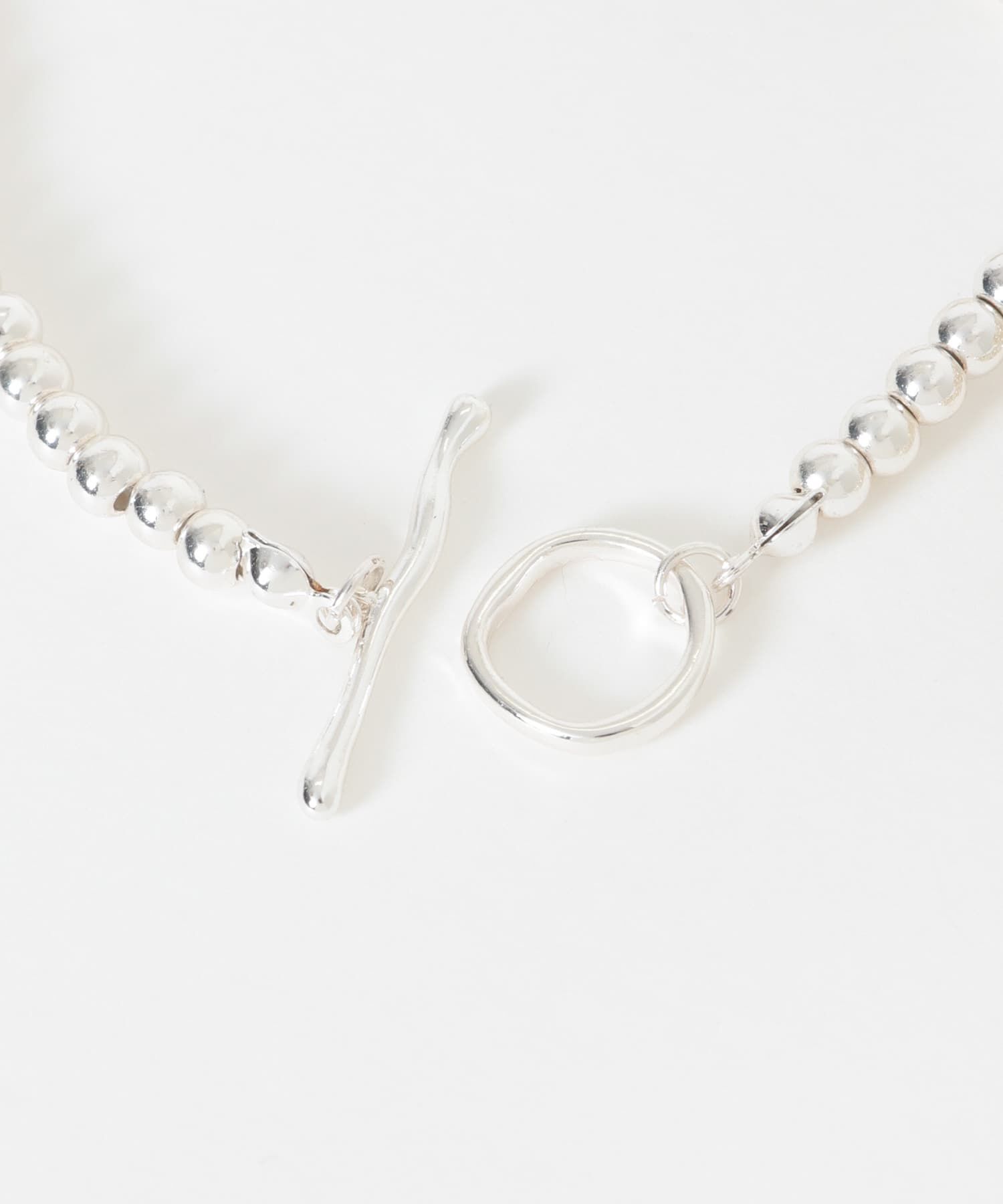 SMELLY「メタルビーズリボンマンテルブレスレット」|ブレスレット・バングル|