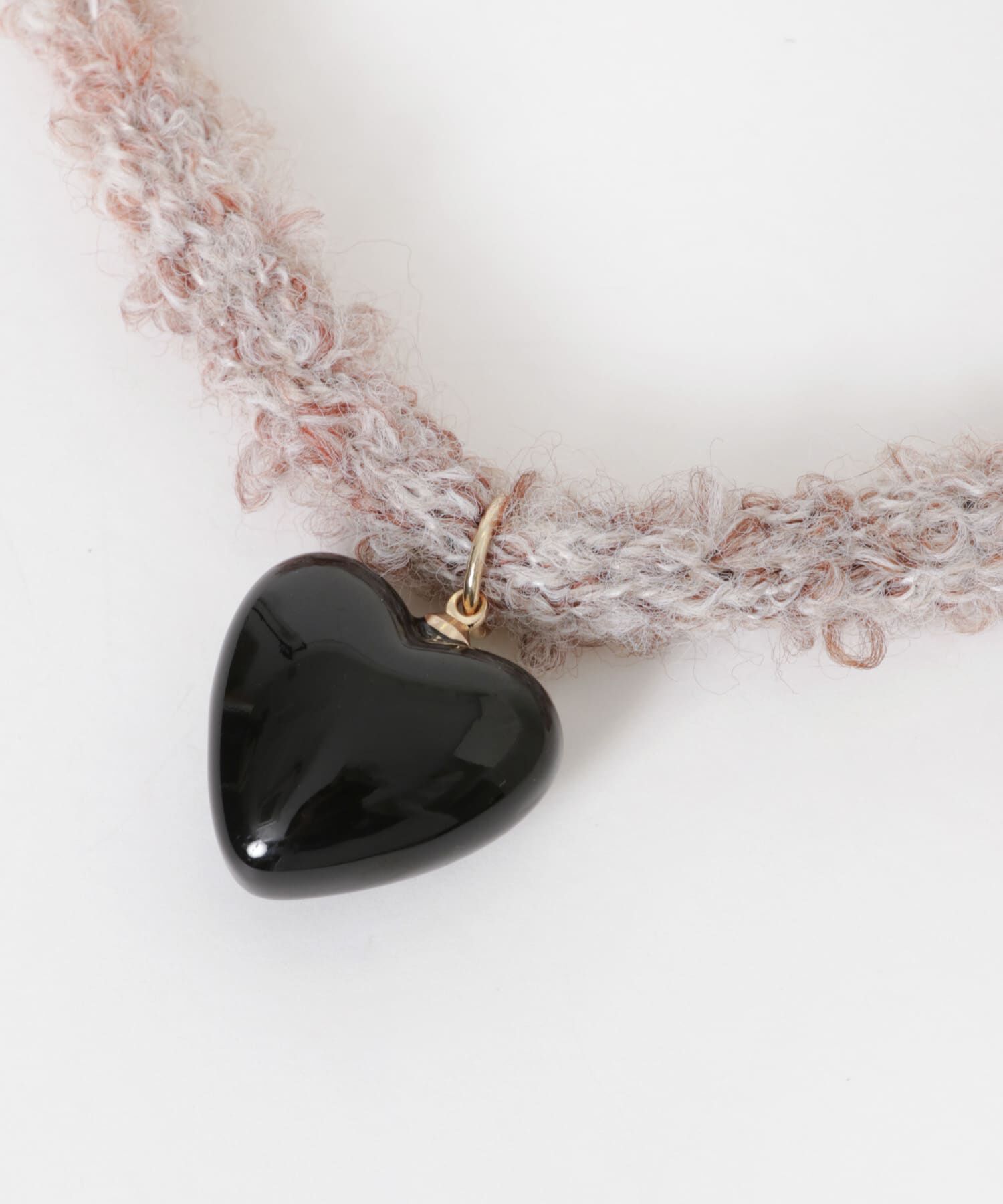 SMELLY「ハートトップニットコードチョーカーネックレス」|ネックレス|