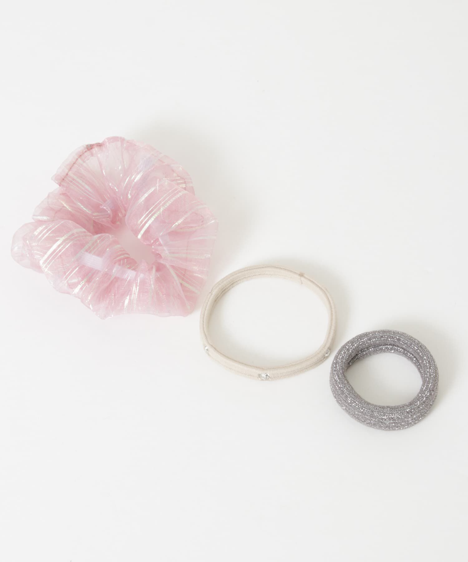 SMELLY「シアー3セットヘアゴム」|ヘアゴム・シュシュ|