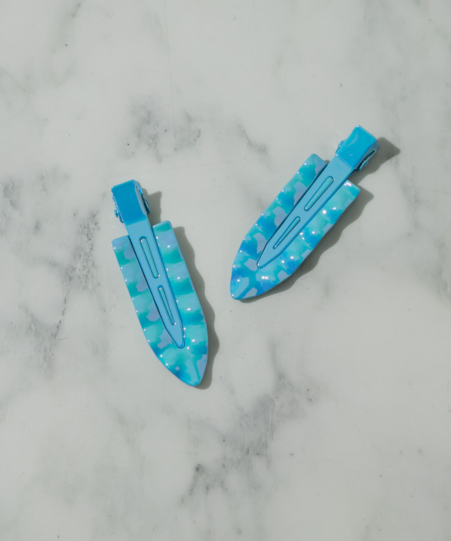 SMELLY「メタル2セットメイクアップピン」|その他|ブルー