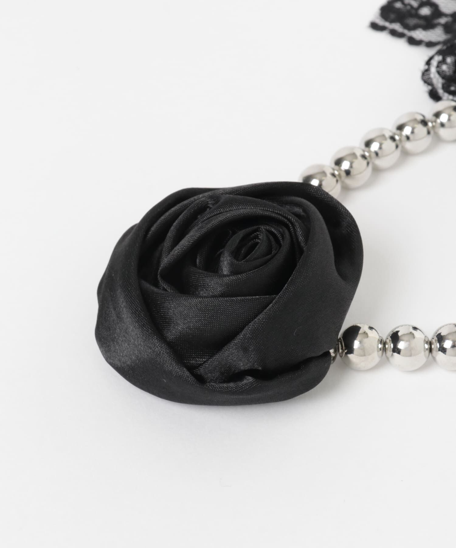 SMELLY「ローズレースリボンストラップ」|チャーム・キーホルダー|