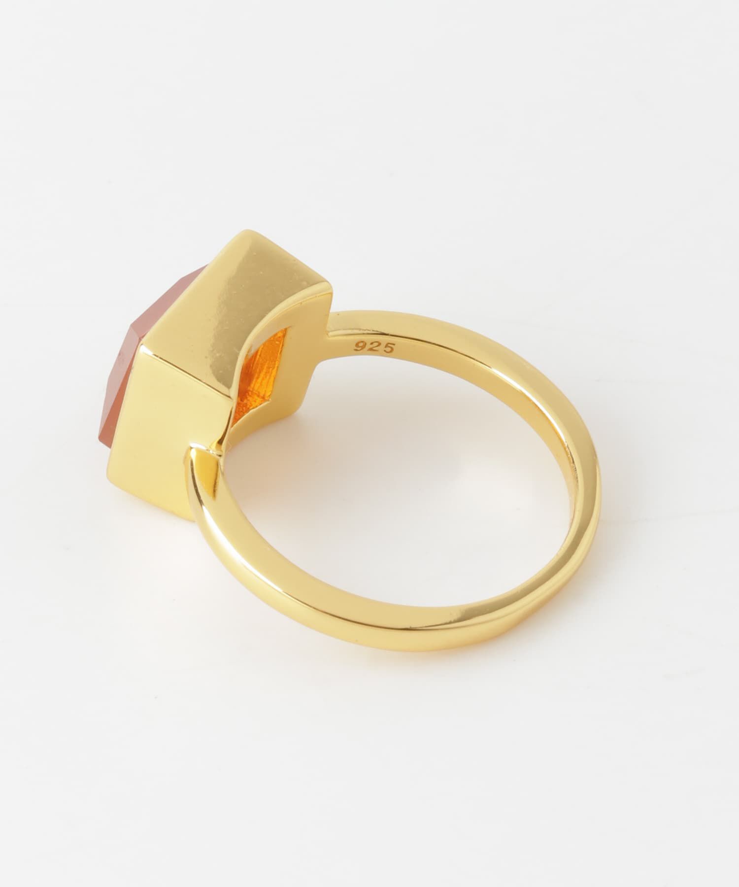 SMELLY「SMELLY so&rsquo;　square carnelian ring」|リング|