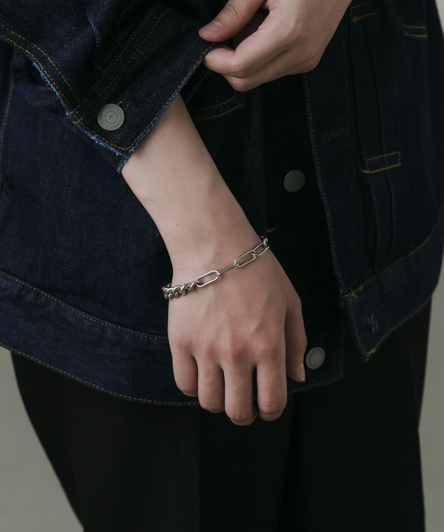 SMELLY「ステンレスチェーンキリカエマンテルブレスレット」|ブレスレット・バングル|