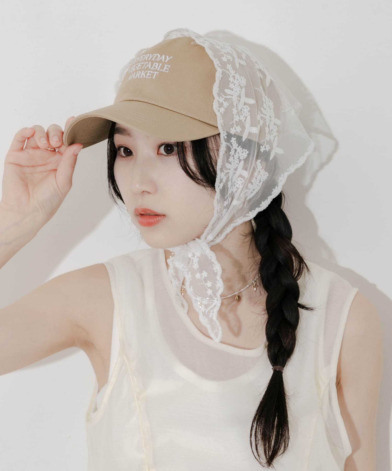 SMELLY「レーススカーフ」|バンダナ・スカーフ|