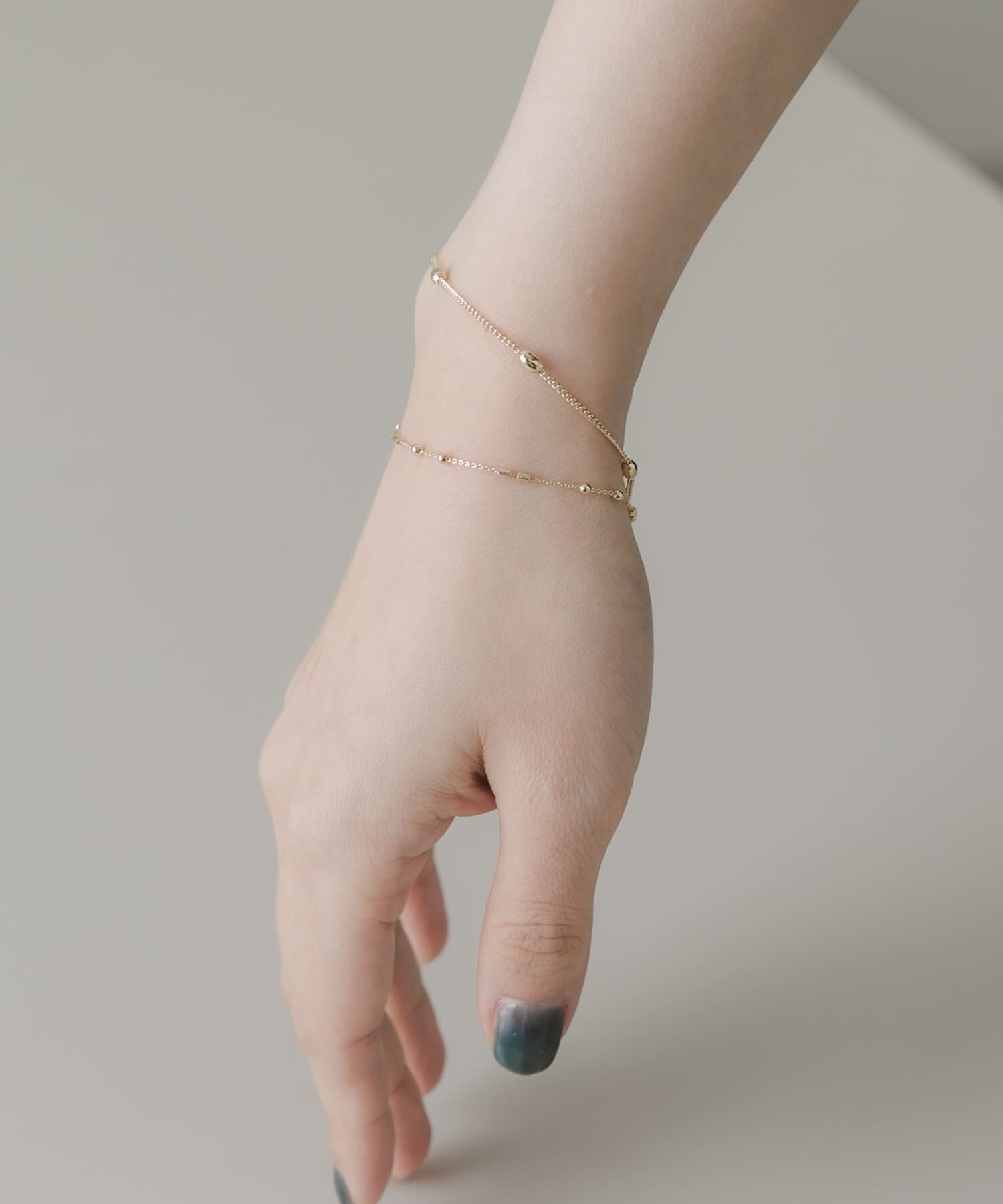 SMELLY「ボールチェーン2セットブレスレット」|ブレスレット・バングル|