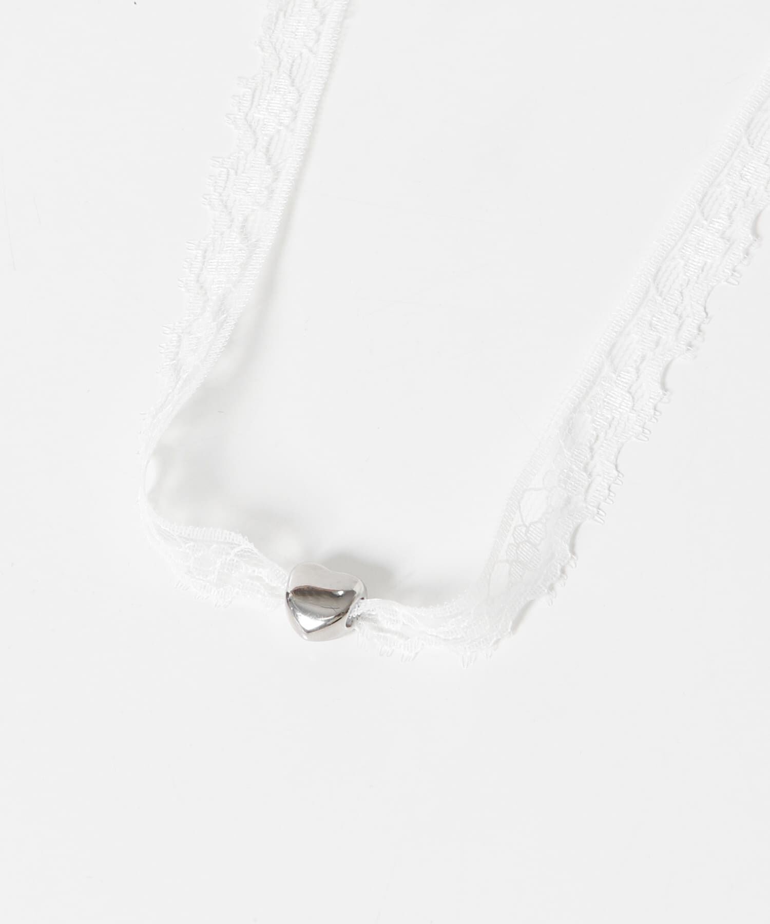 SMELLY「メタルトップレースチョーカーネックレス」|ネックレス|